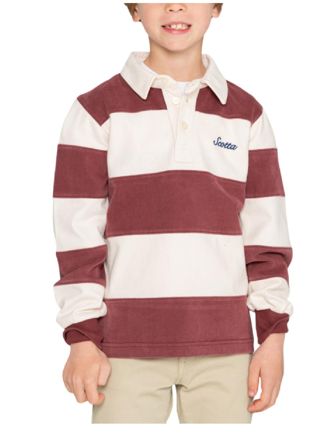 Polo Rugby Stripes Moto Scotta