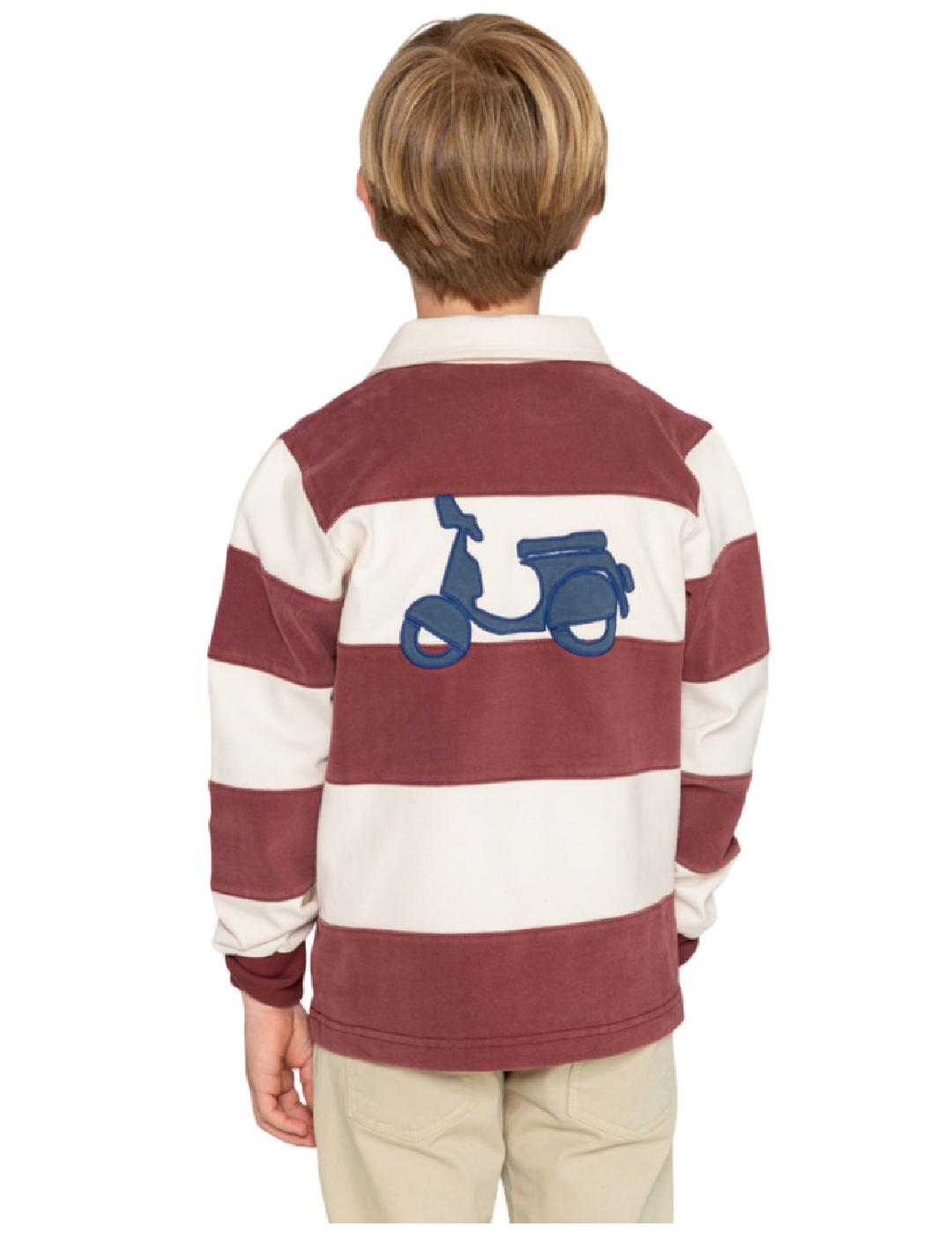 Polo Rugby Stripes Moto Scotta