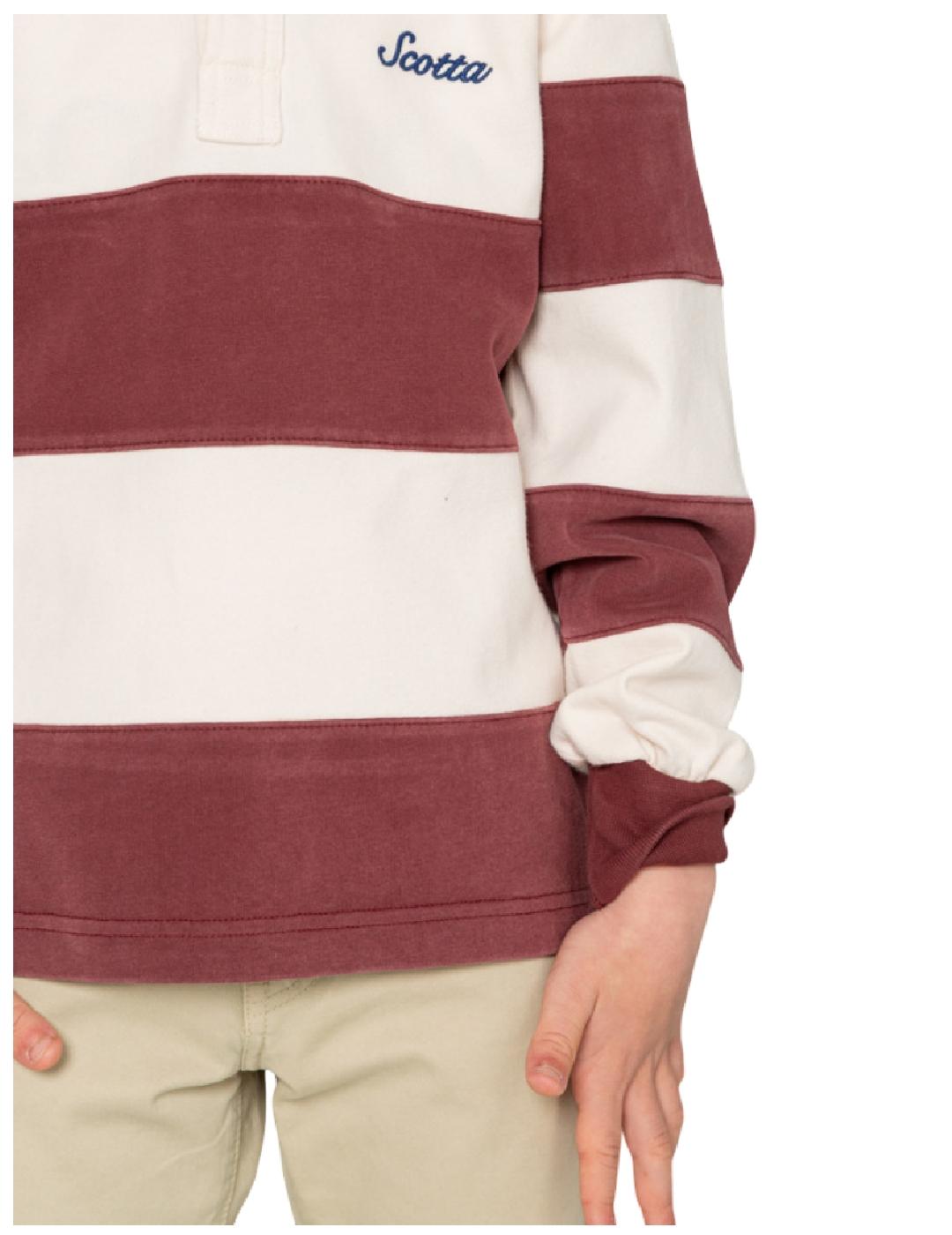 Polo Rugby Stripes Moto Scotta