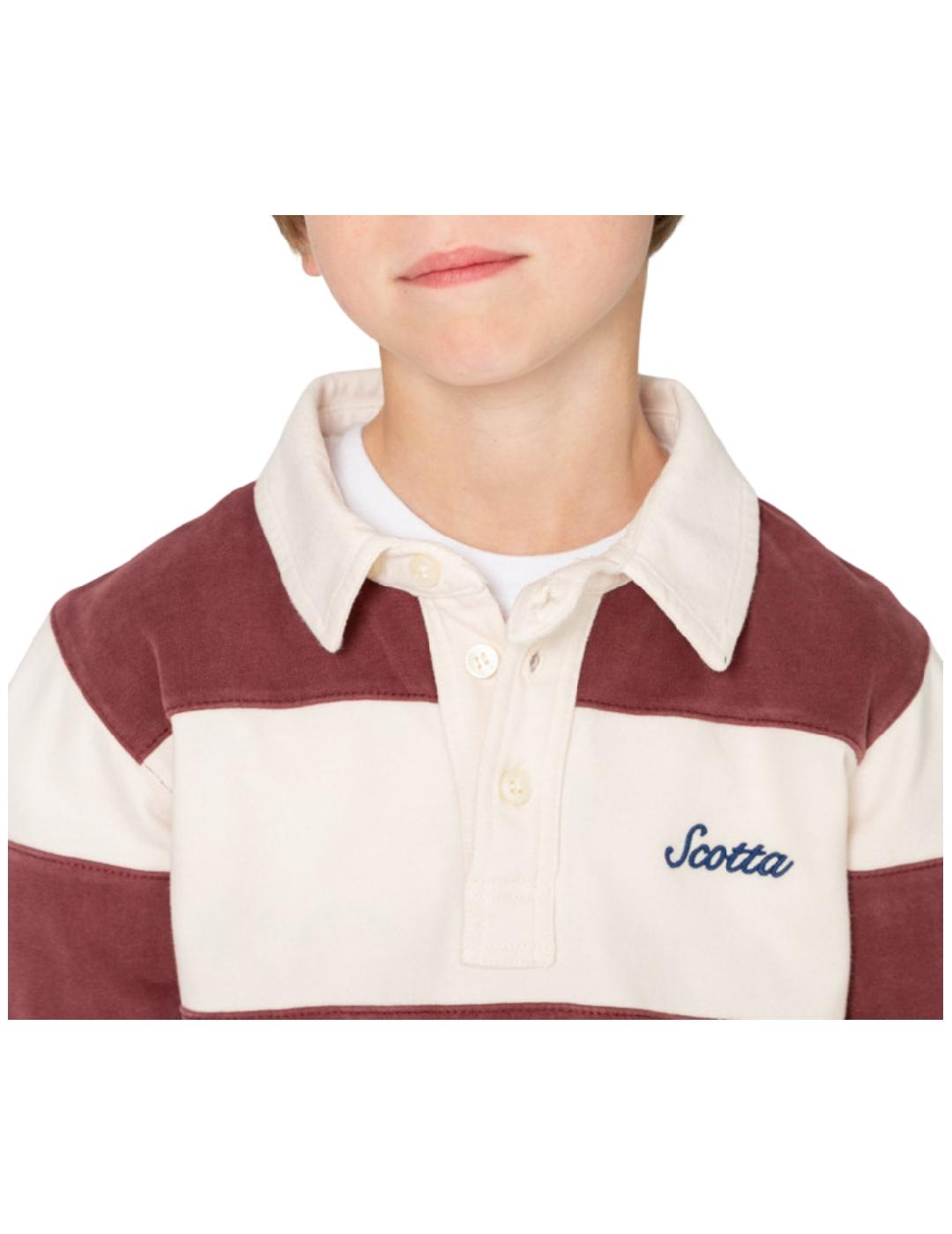 Polo Rugby Stripes Moto Scotta