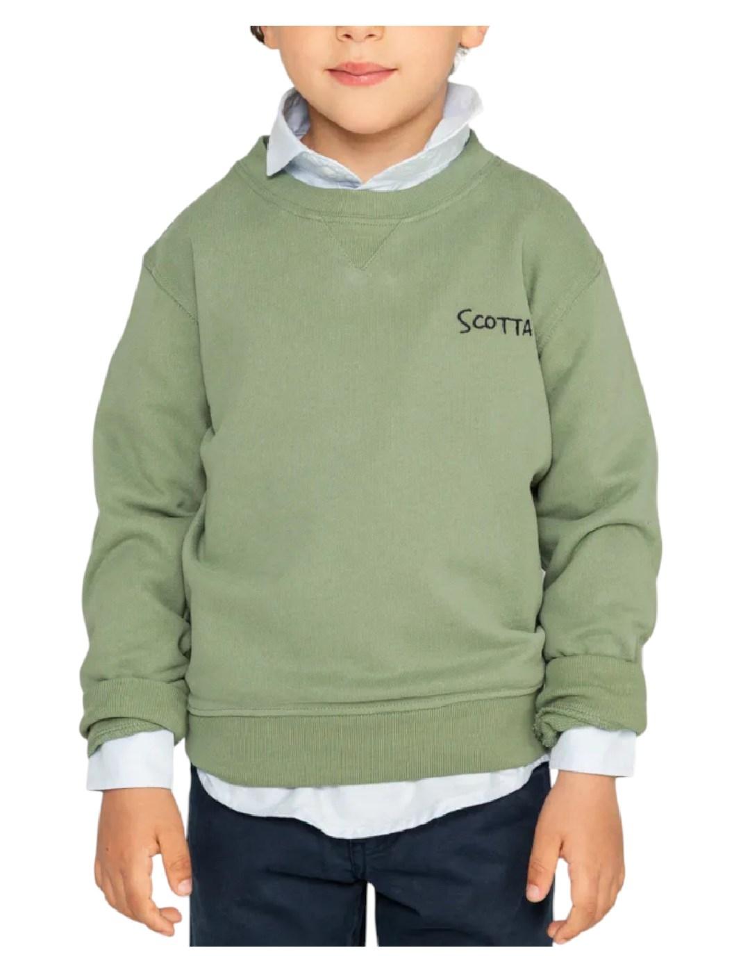 Sudadera Moto Racer Verde Scotta