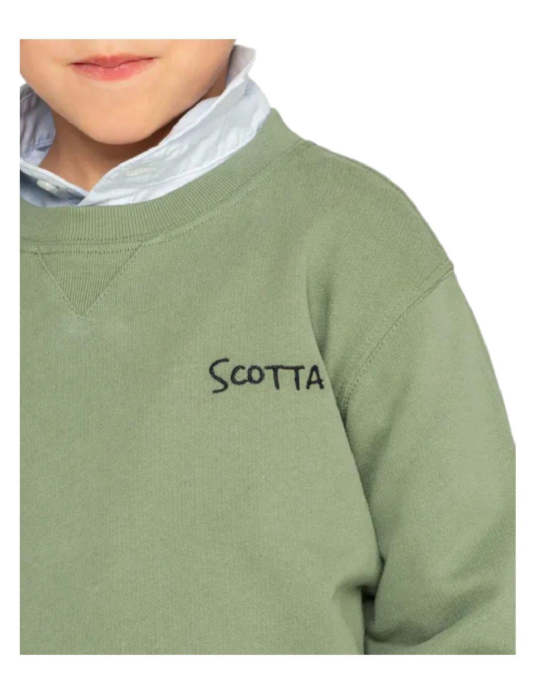 Sudadera Moto Racer Verde Scotta