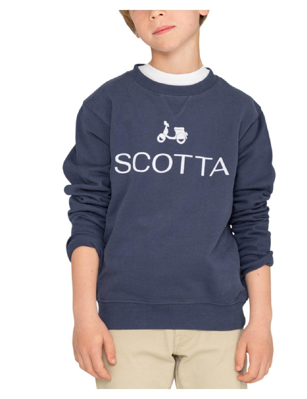 Sudadera Logo Marino Scotta