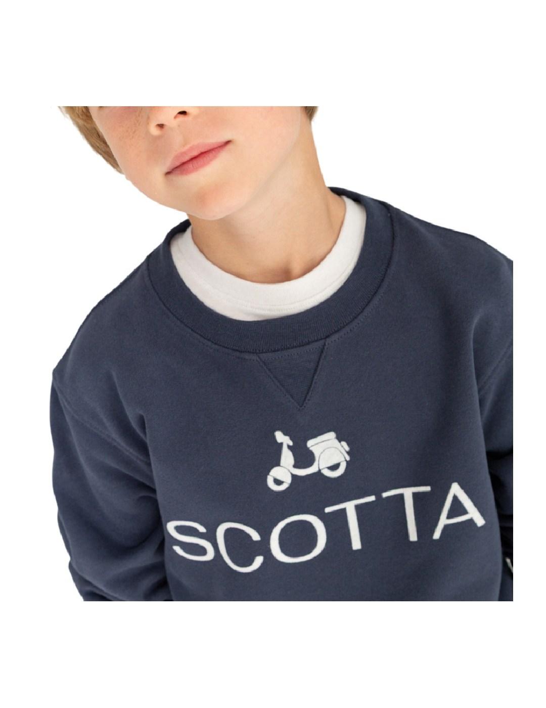 Sudadera Logo Marino Scotta