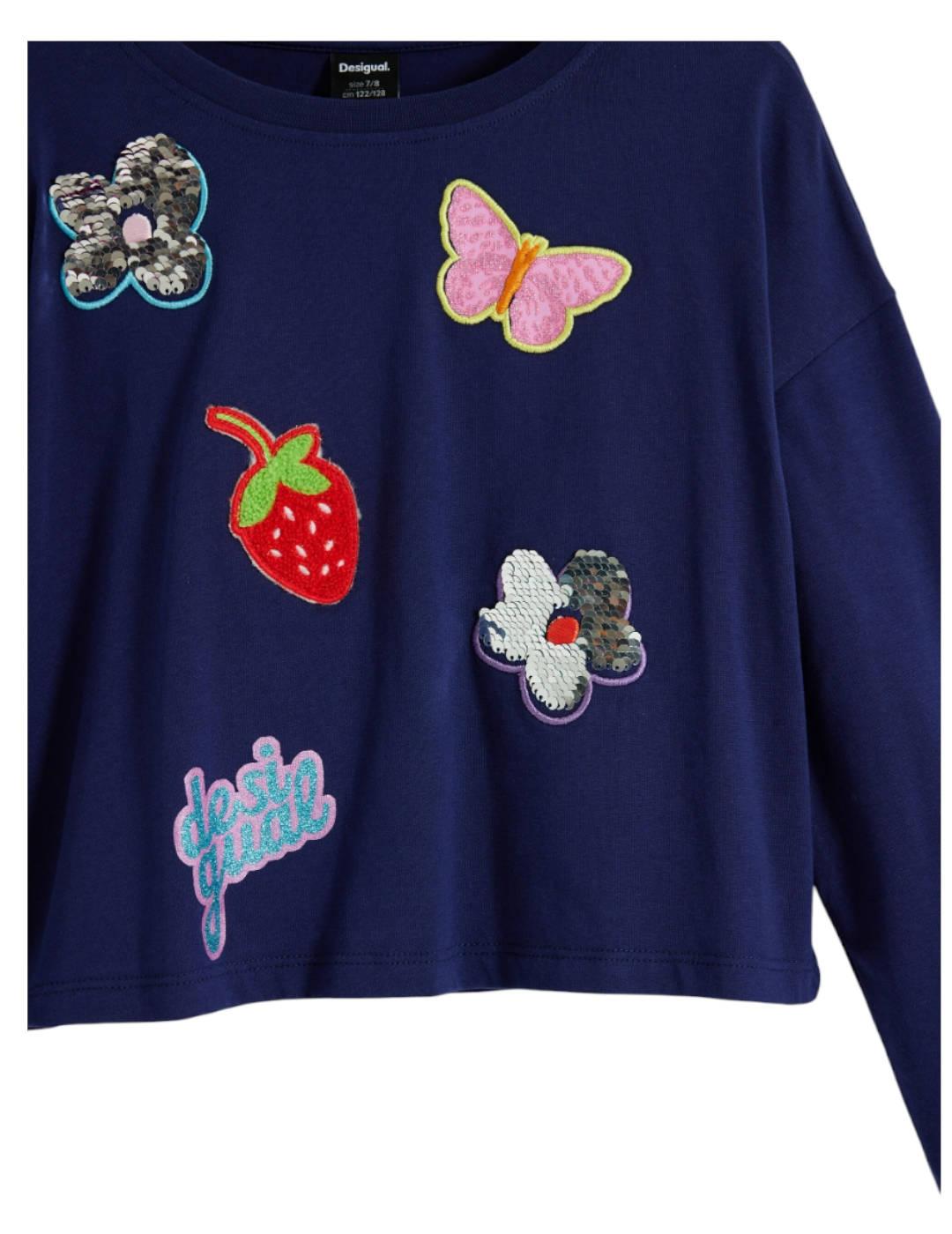 Camiseta Marino Desigual