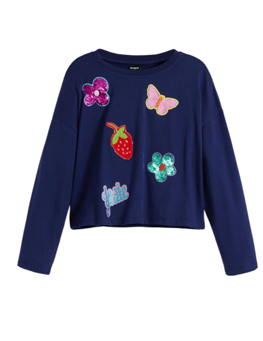 Camiseta Marino Desigual