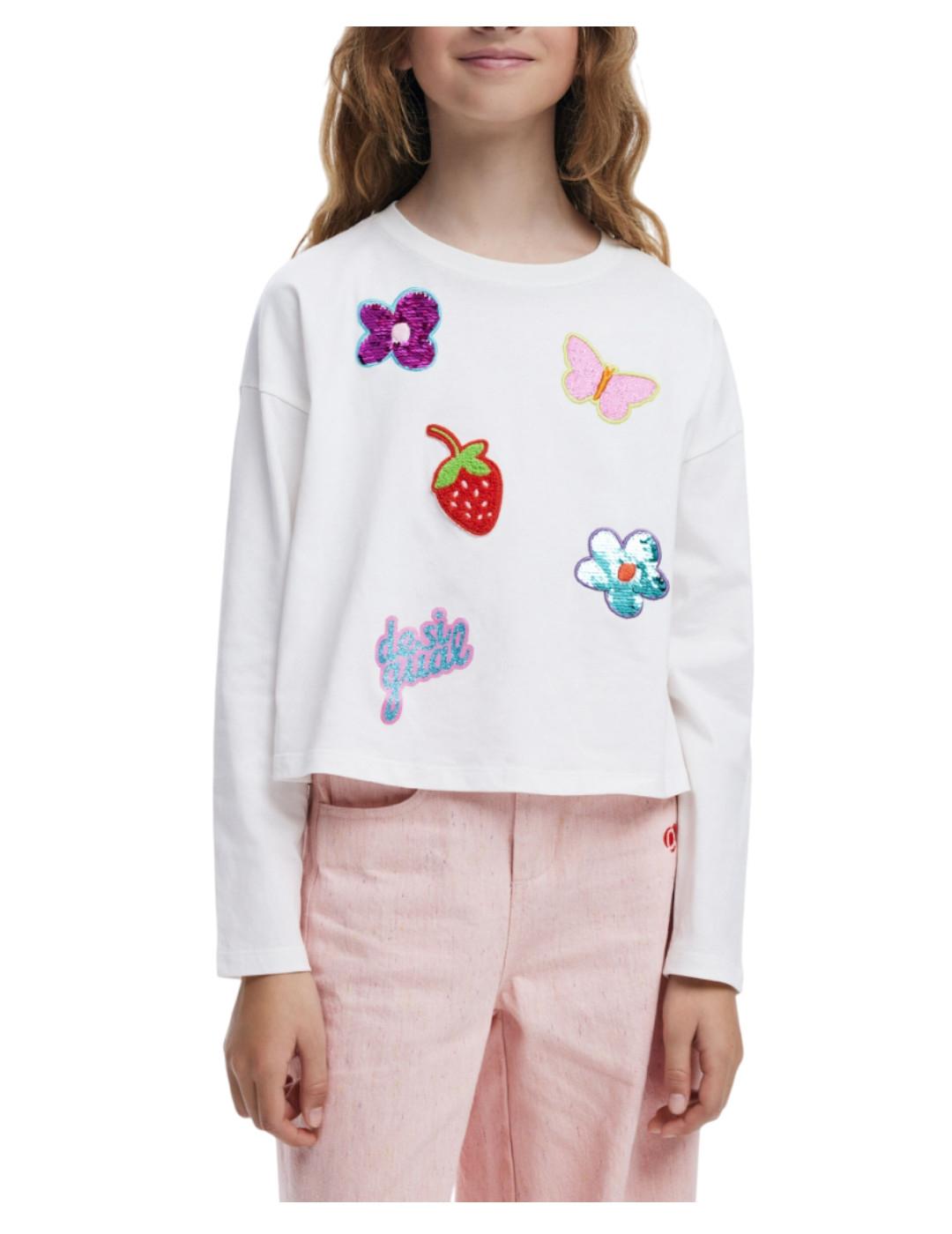 Camiseta Blanca Desigual