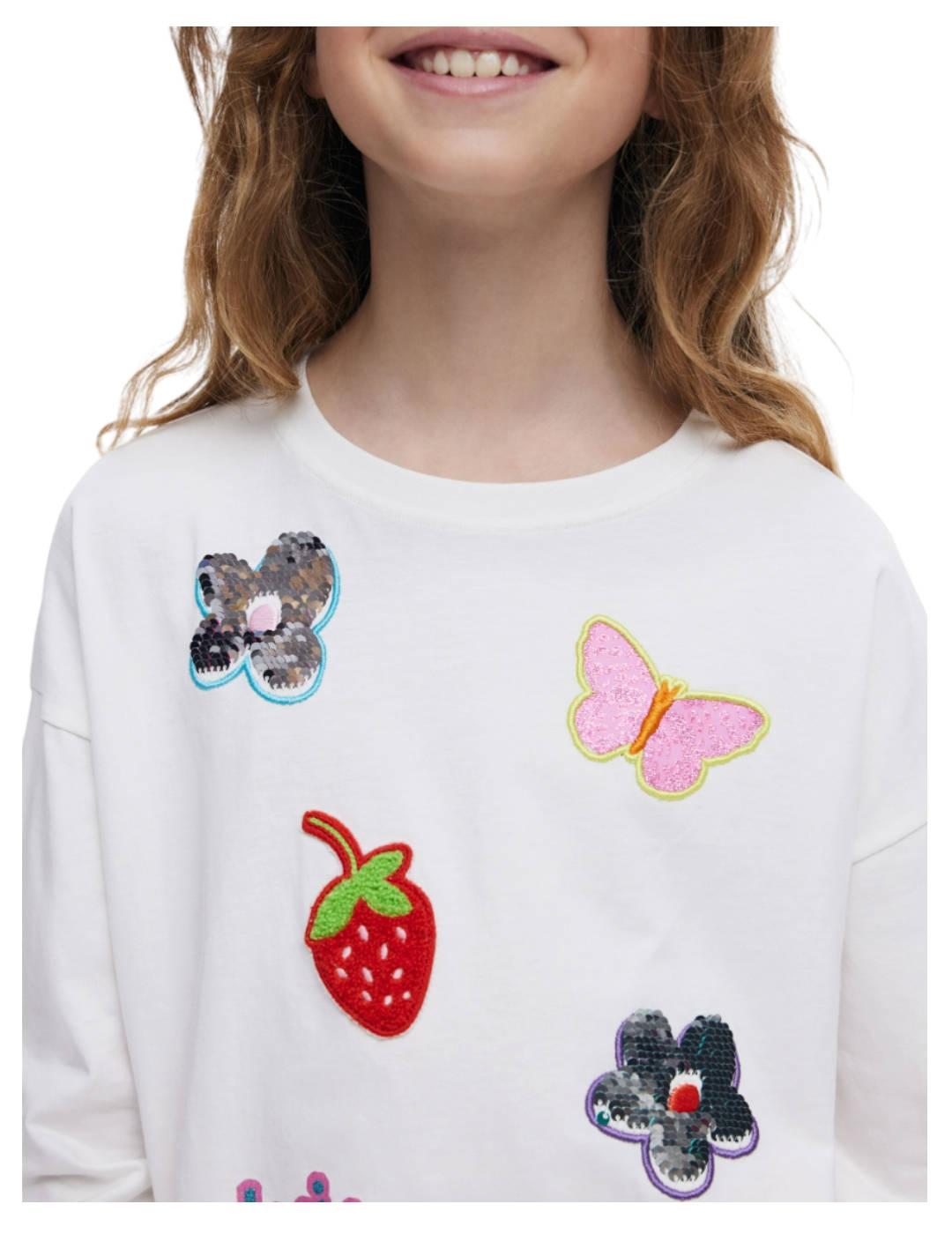 Camiseta Blanca Desigual