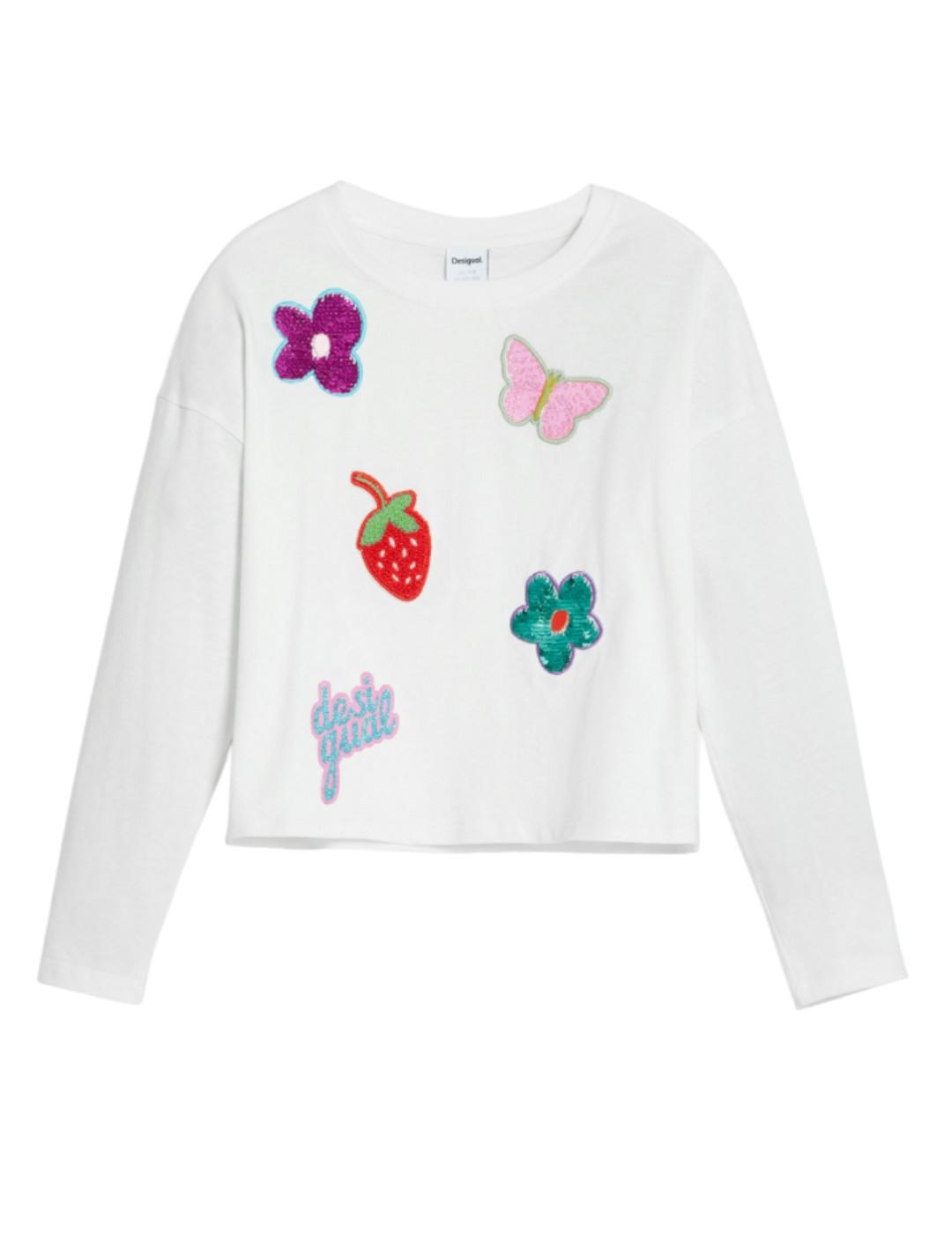 Camiseta Blanca Desigual