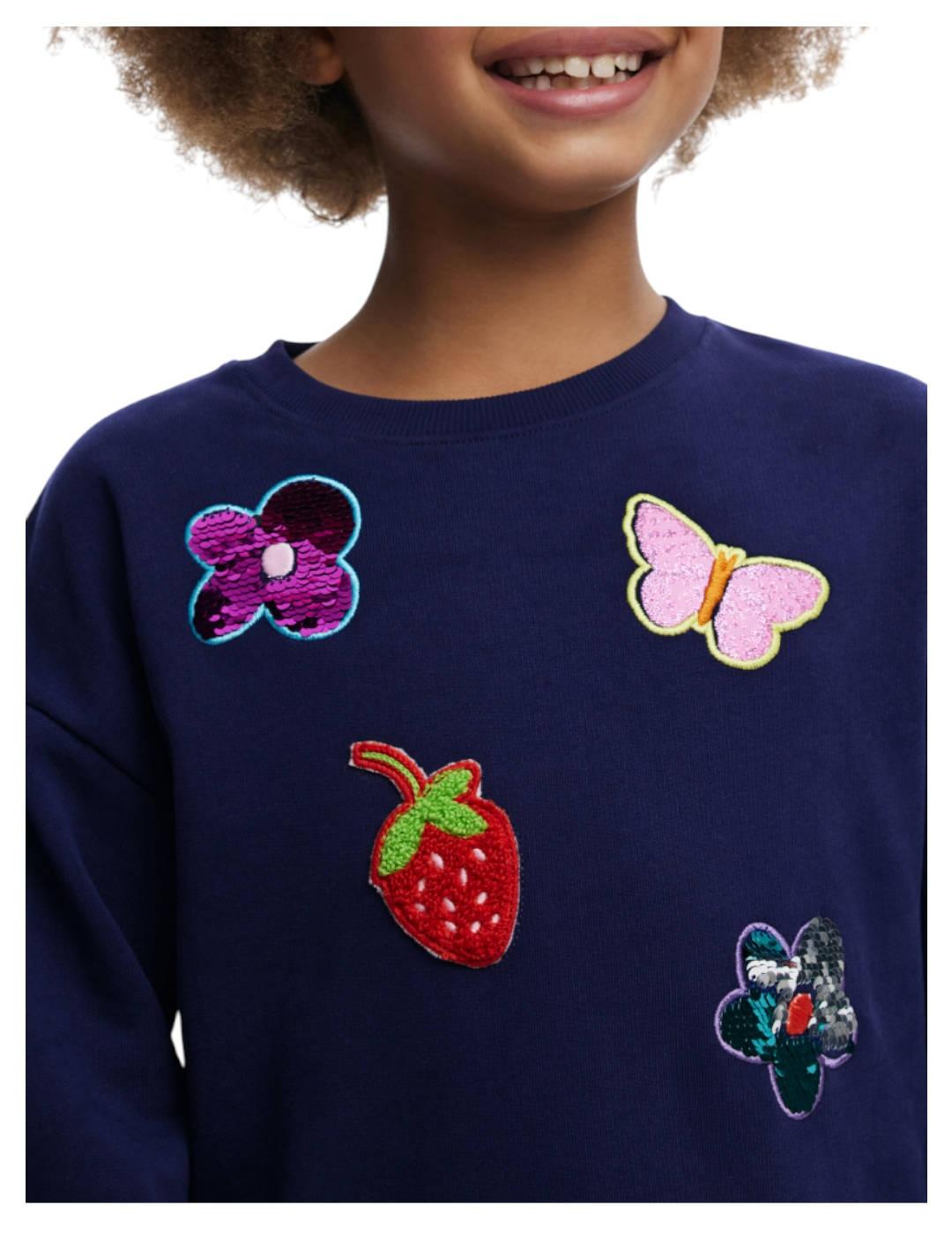 Vestido Cereza Marino Desigual