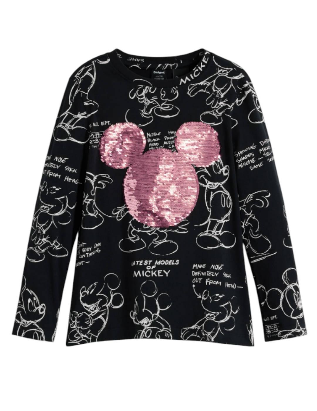 Camiseta Negra Desigual