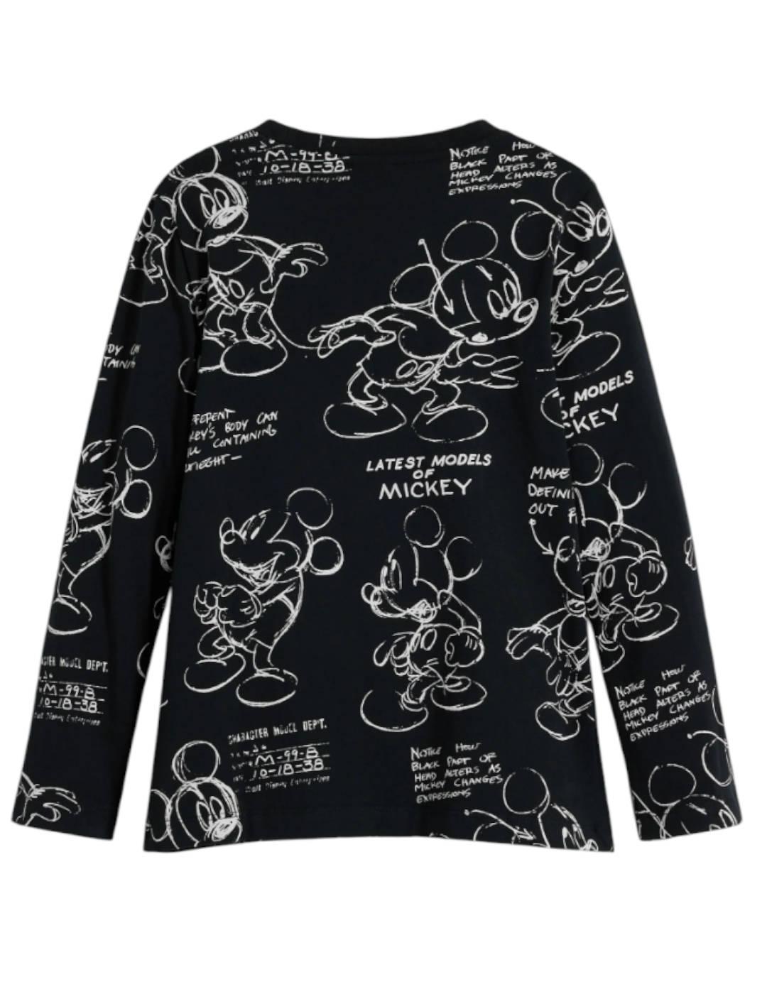 Camiseta Negra Desigual