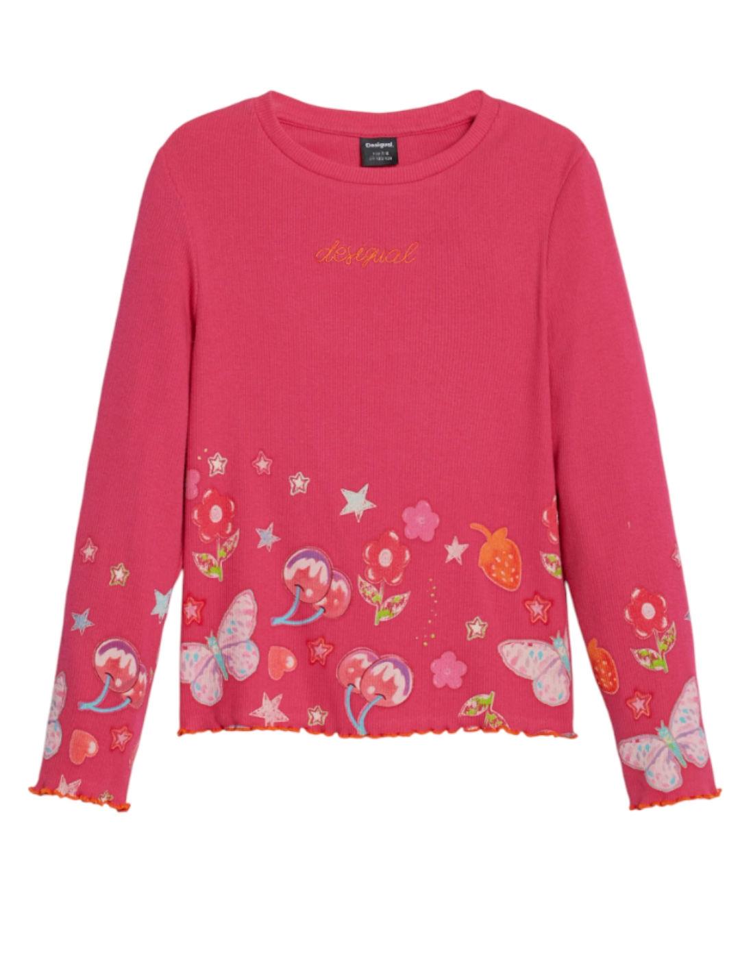 Camiseta Fuxia Magico Desigual