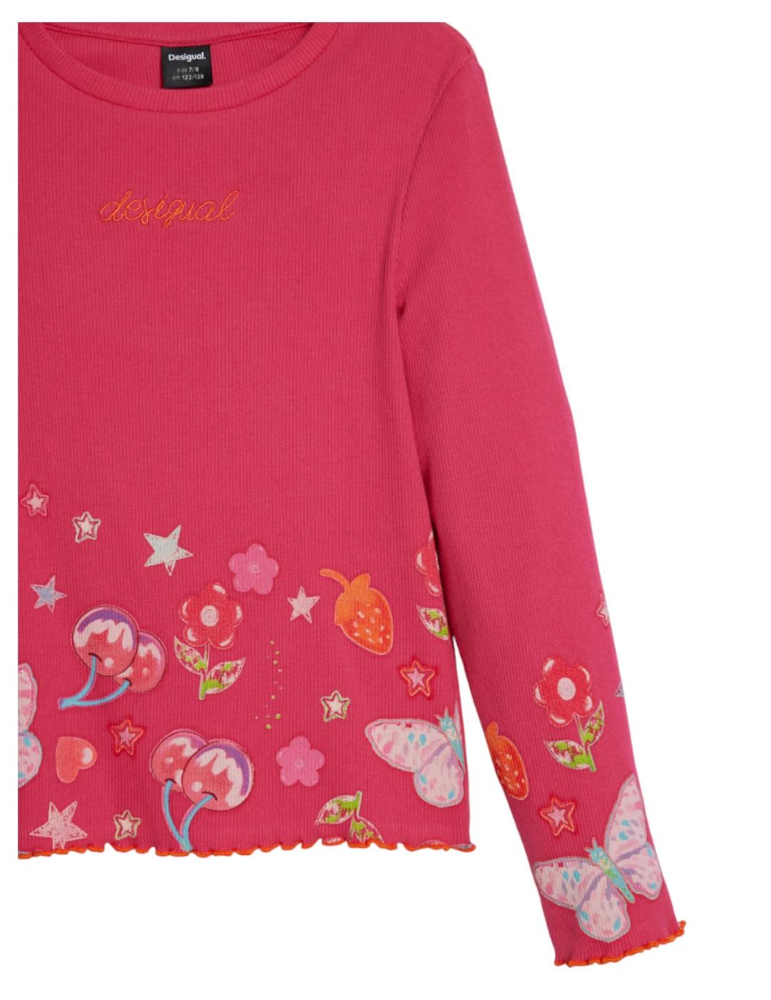 Camiseta Fuxia Magico Desigual