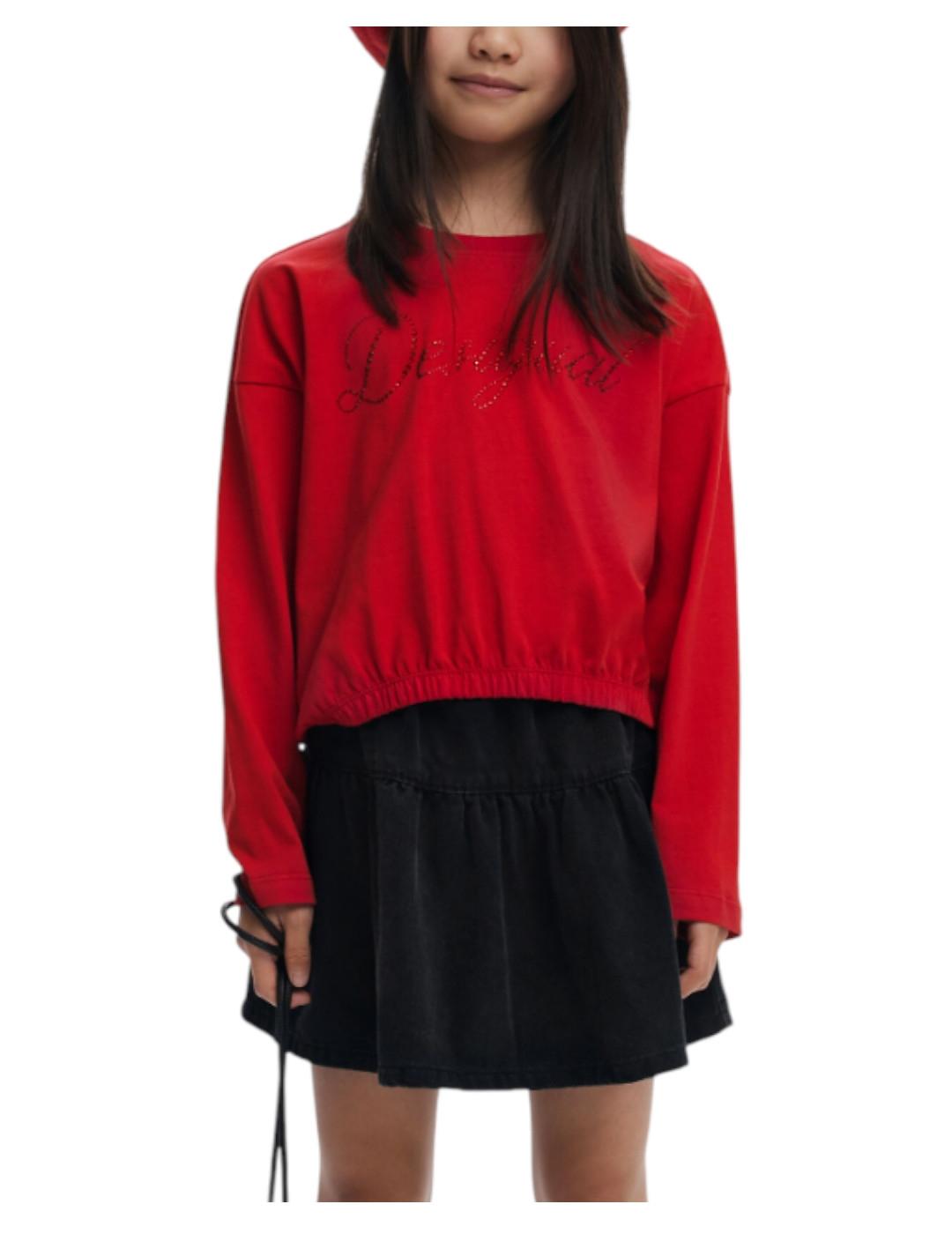 Camiseta Roja Desigual