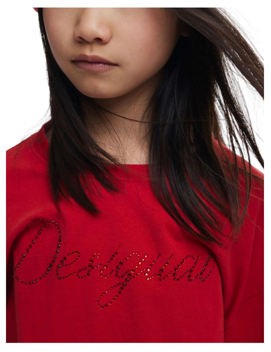 Camiseta Roja Desigual