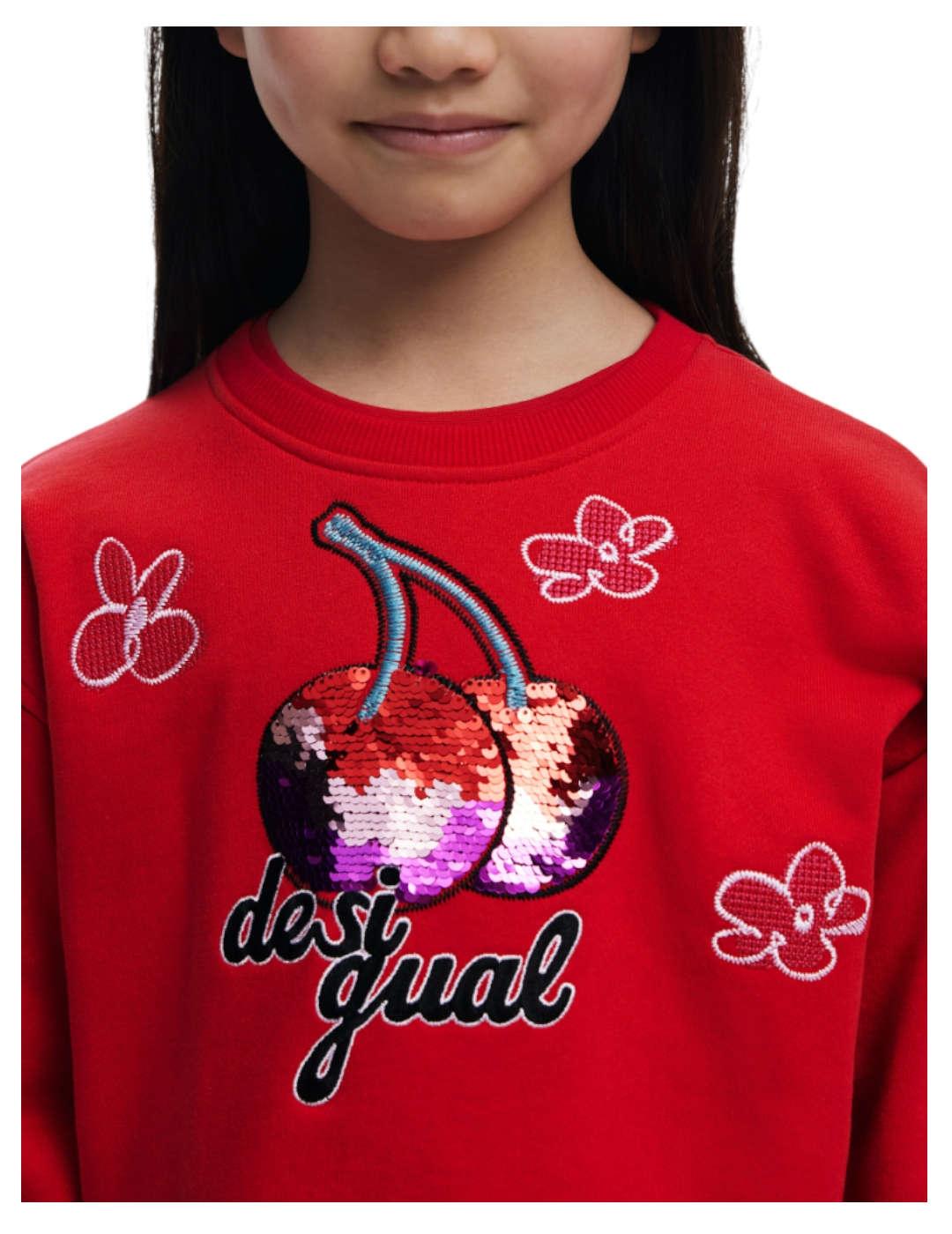 Sudadera Borgoña Desigual