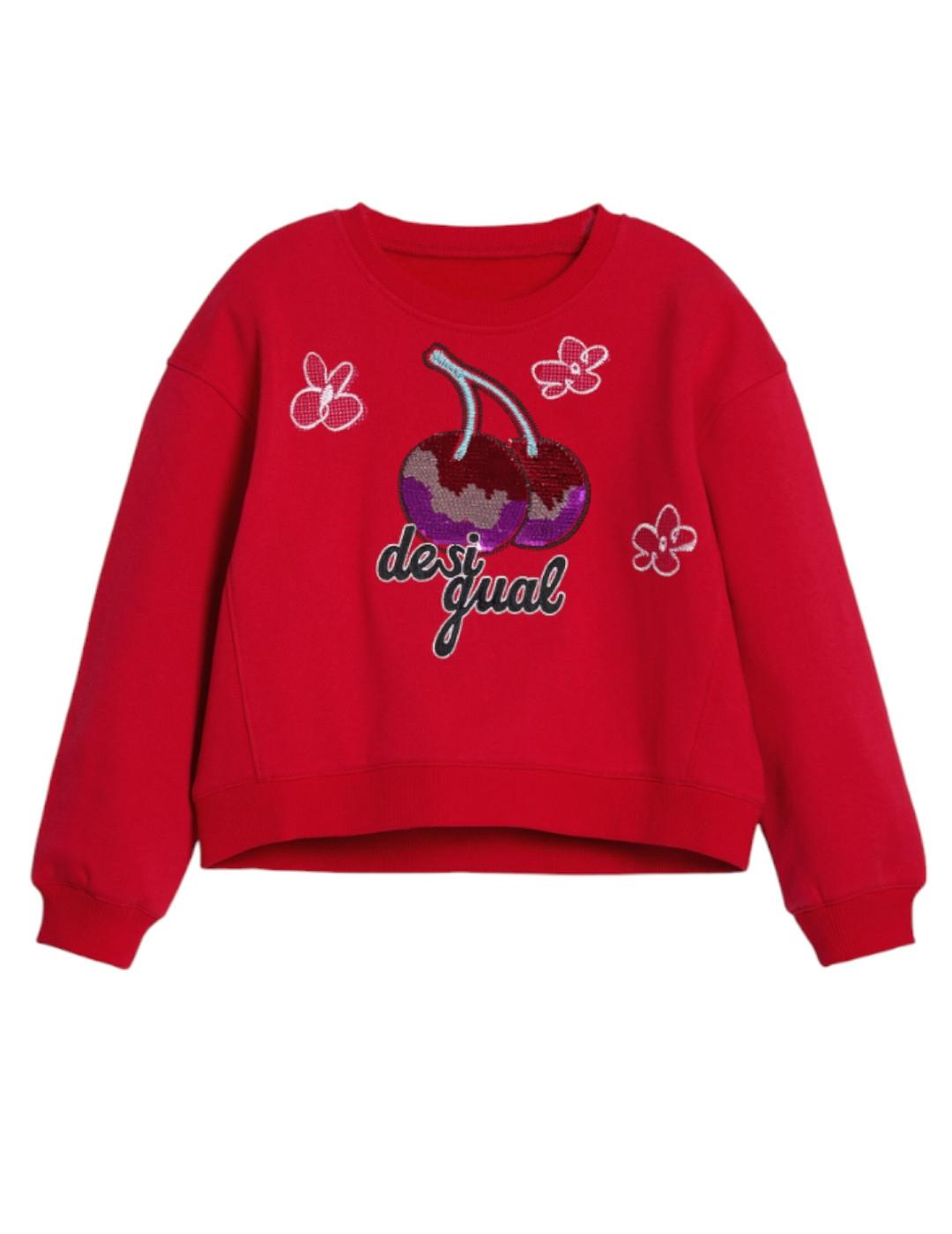 Sudadera Borgoña Desigual