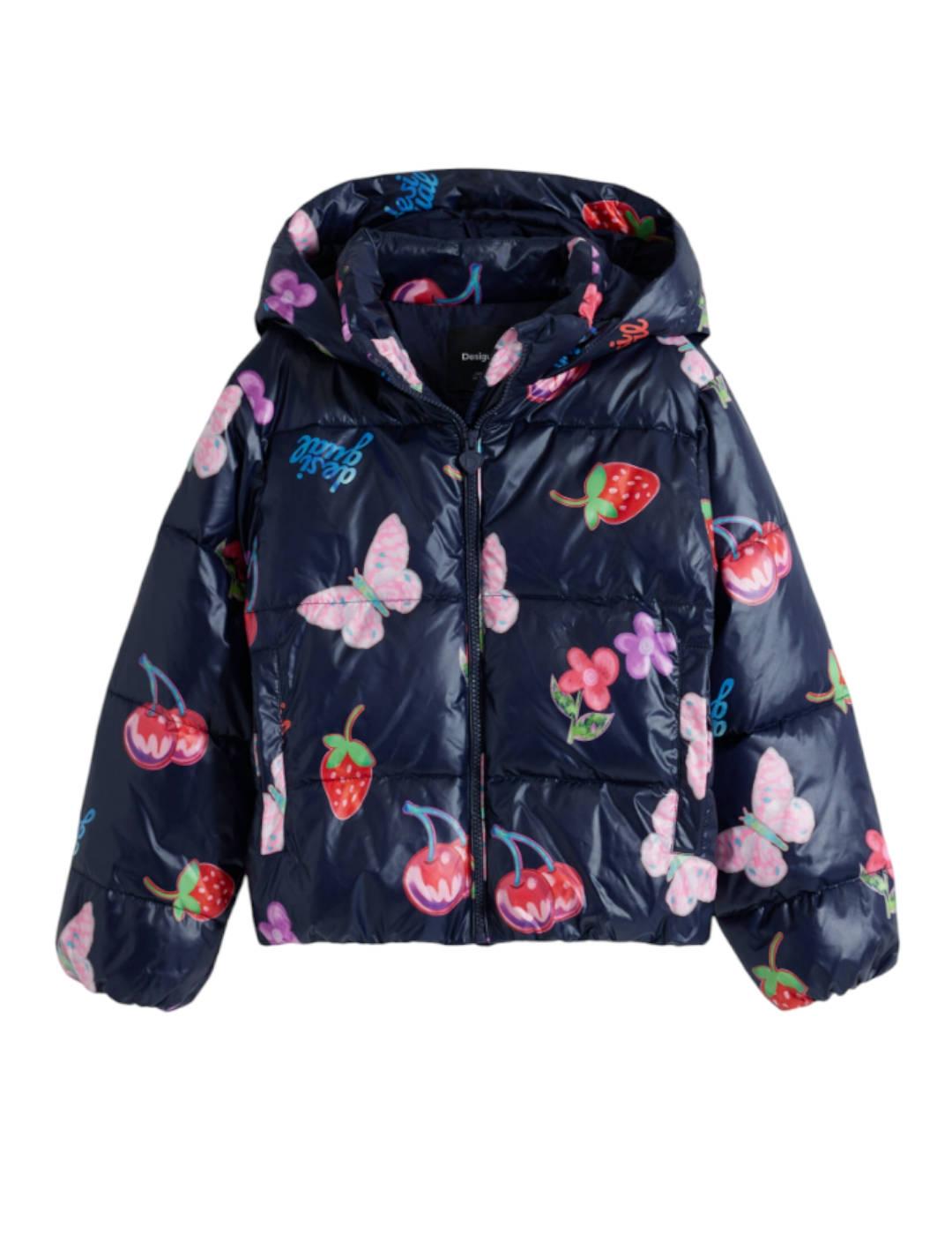 Chaqueta Azul Noche Desigual