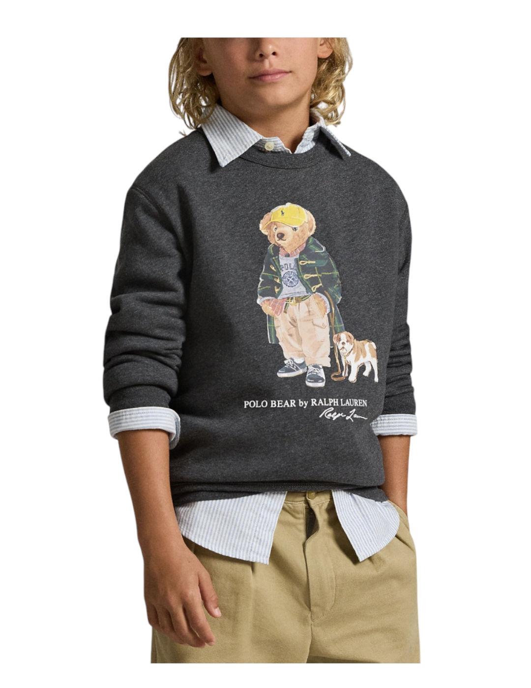 Sudadera Jaspeada Bear Polo Ralph Lauren