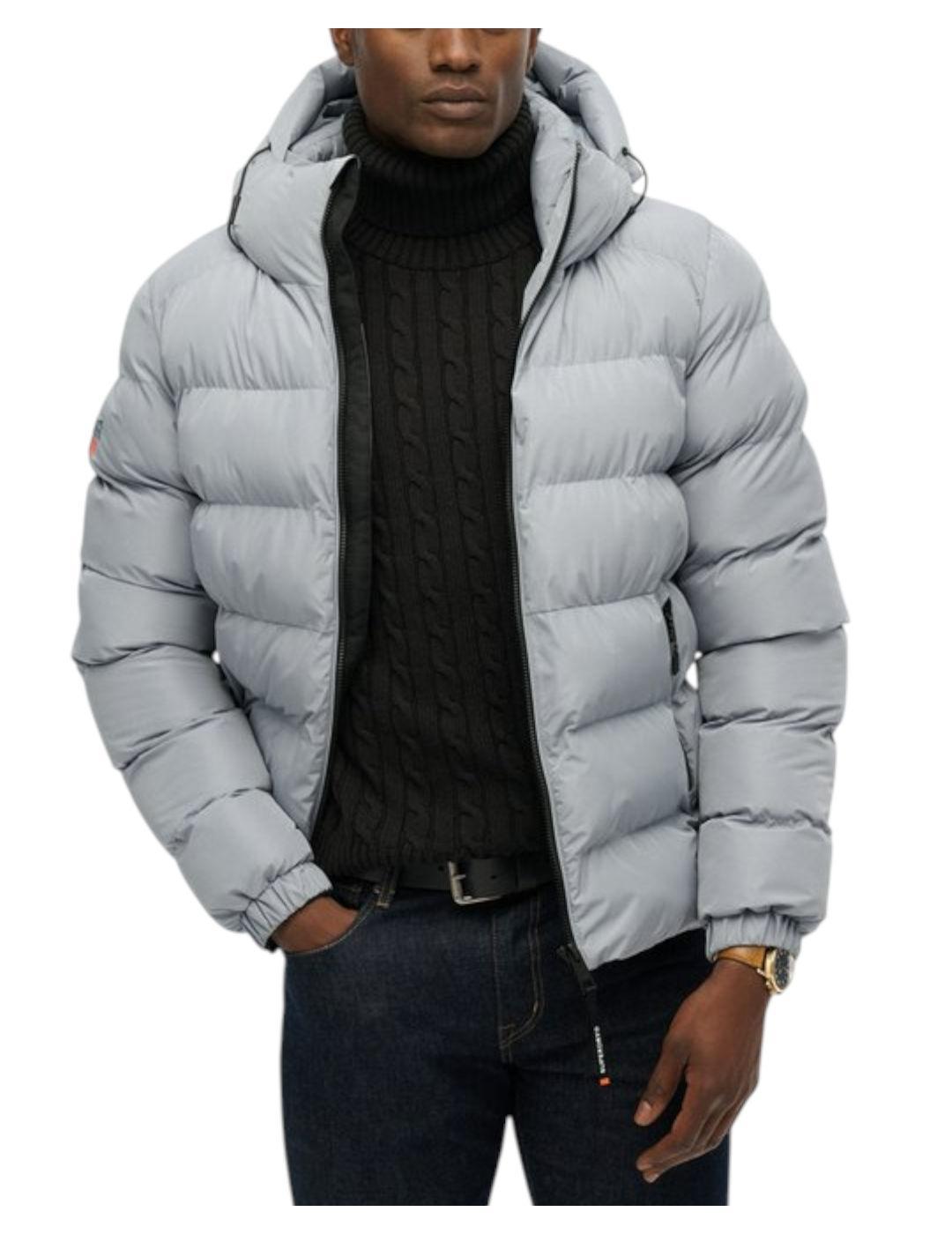 Chaqueta acolchada con capucha Superdry