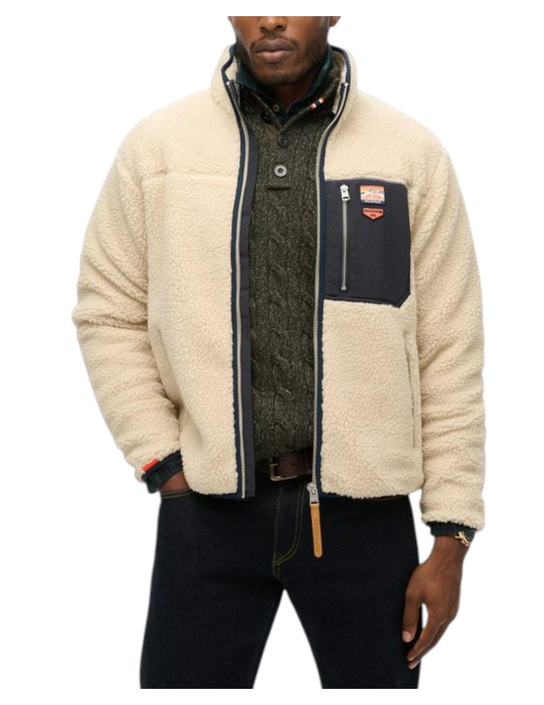 Chaqueta con forro polar Superdry