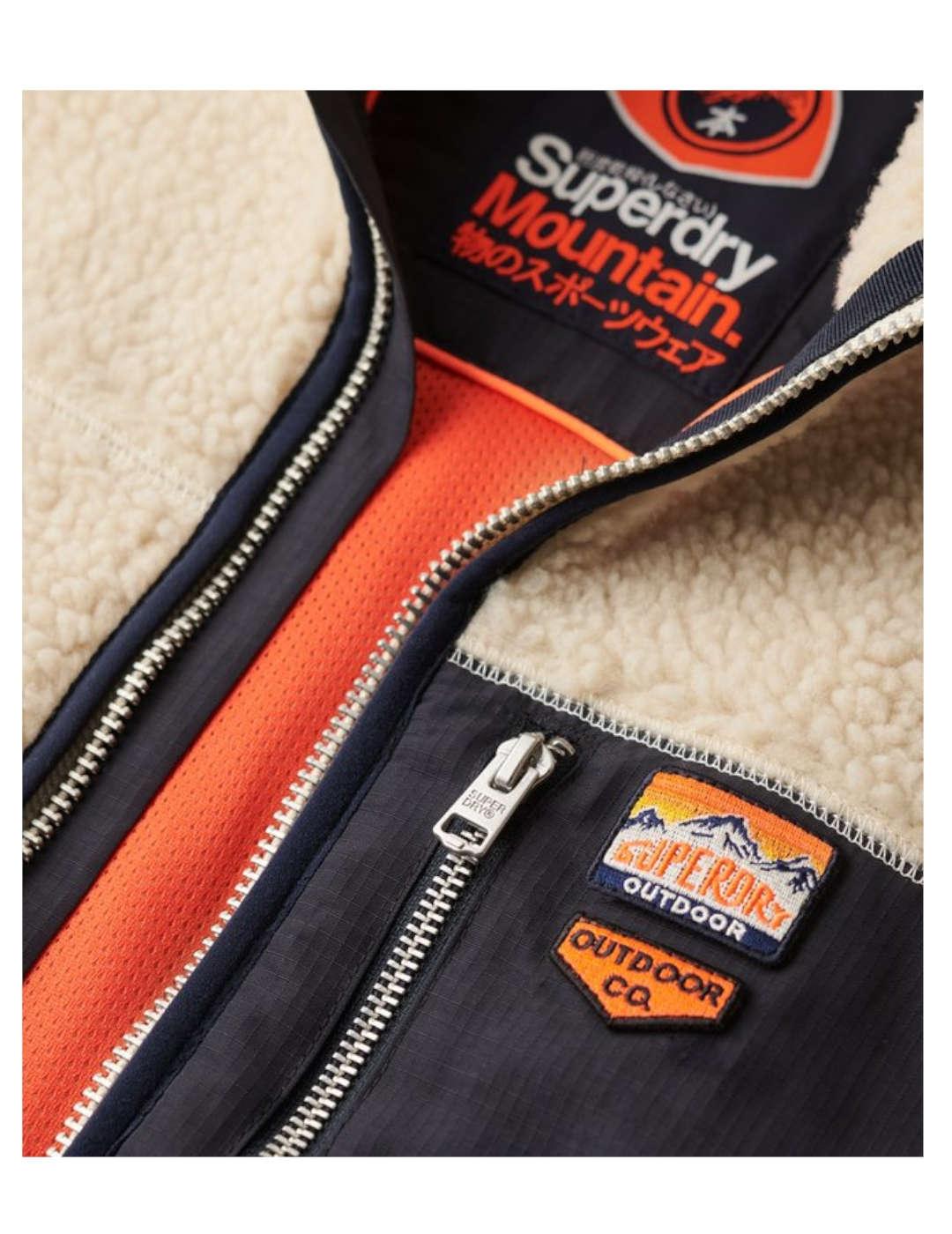 Chaqueta con forro polar Superdry