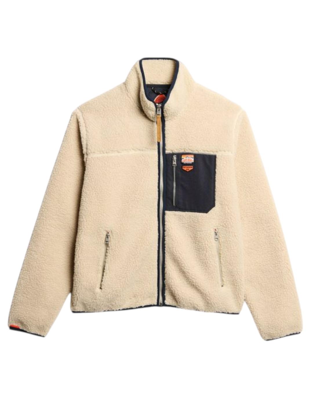 Chaqueta con forro polar Superdry