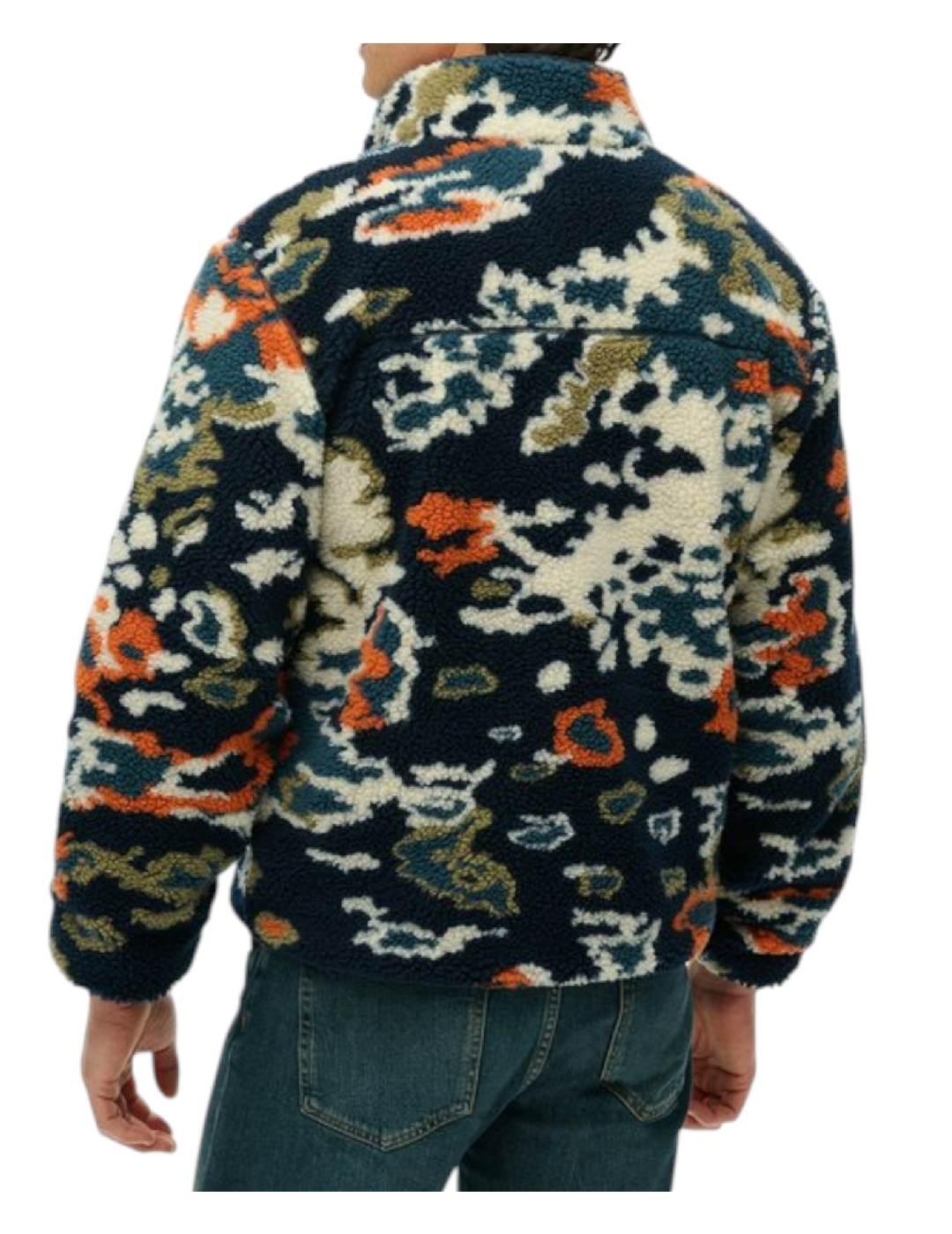 Chaqueta printed fleece zip thru Superdry