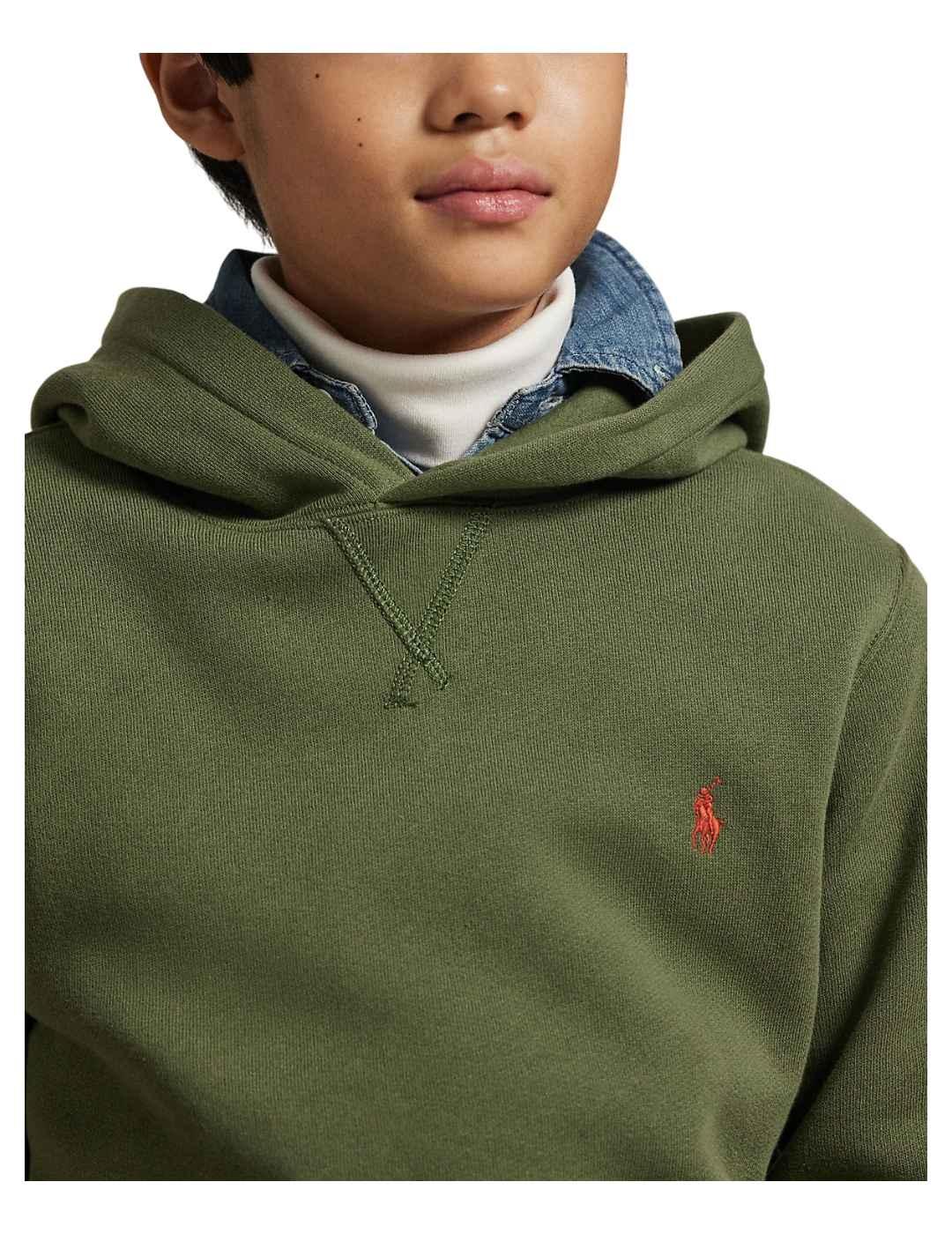 Sudadera Verde Logo Polo Ralph Lauren
