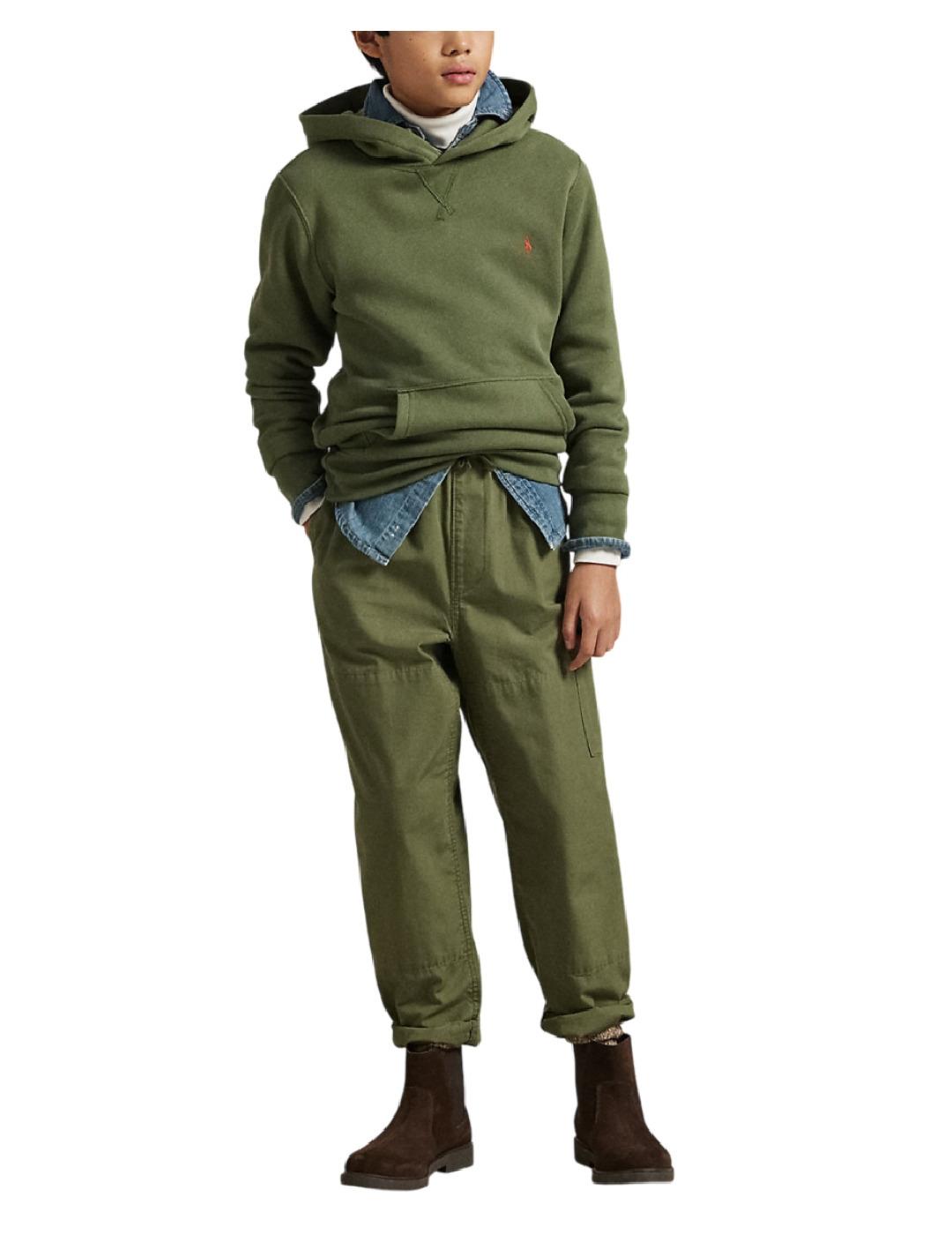 Sudadera Verde Logo Polo Ralph Lauren