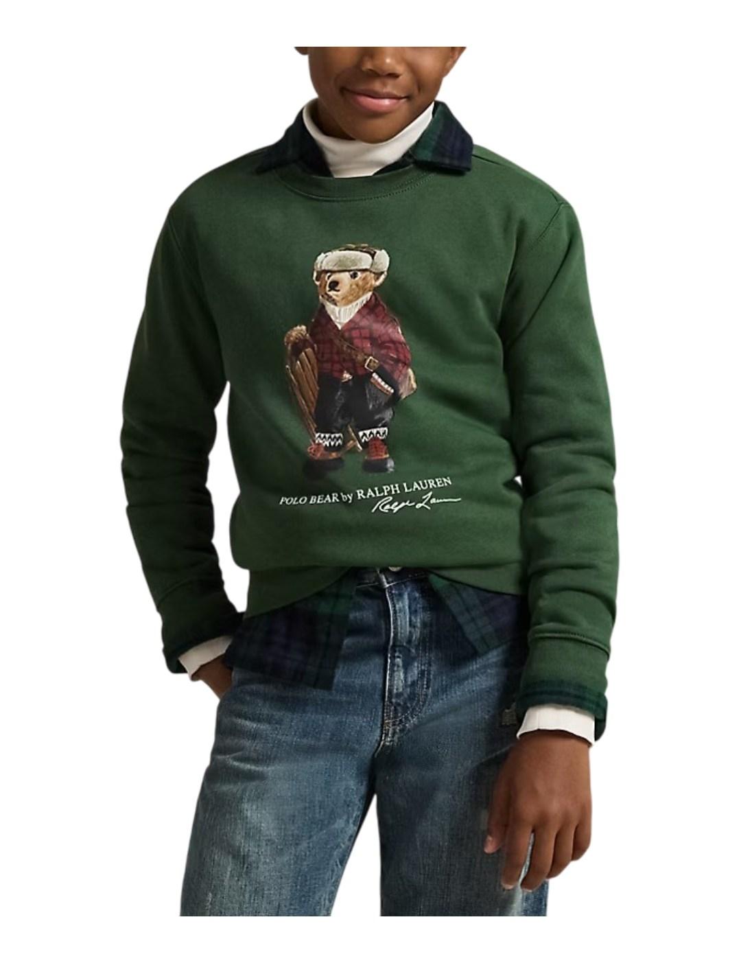 Sudadera Bear Green Polo Ralph Lauren