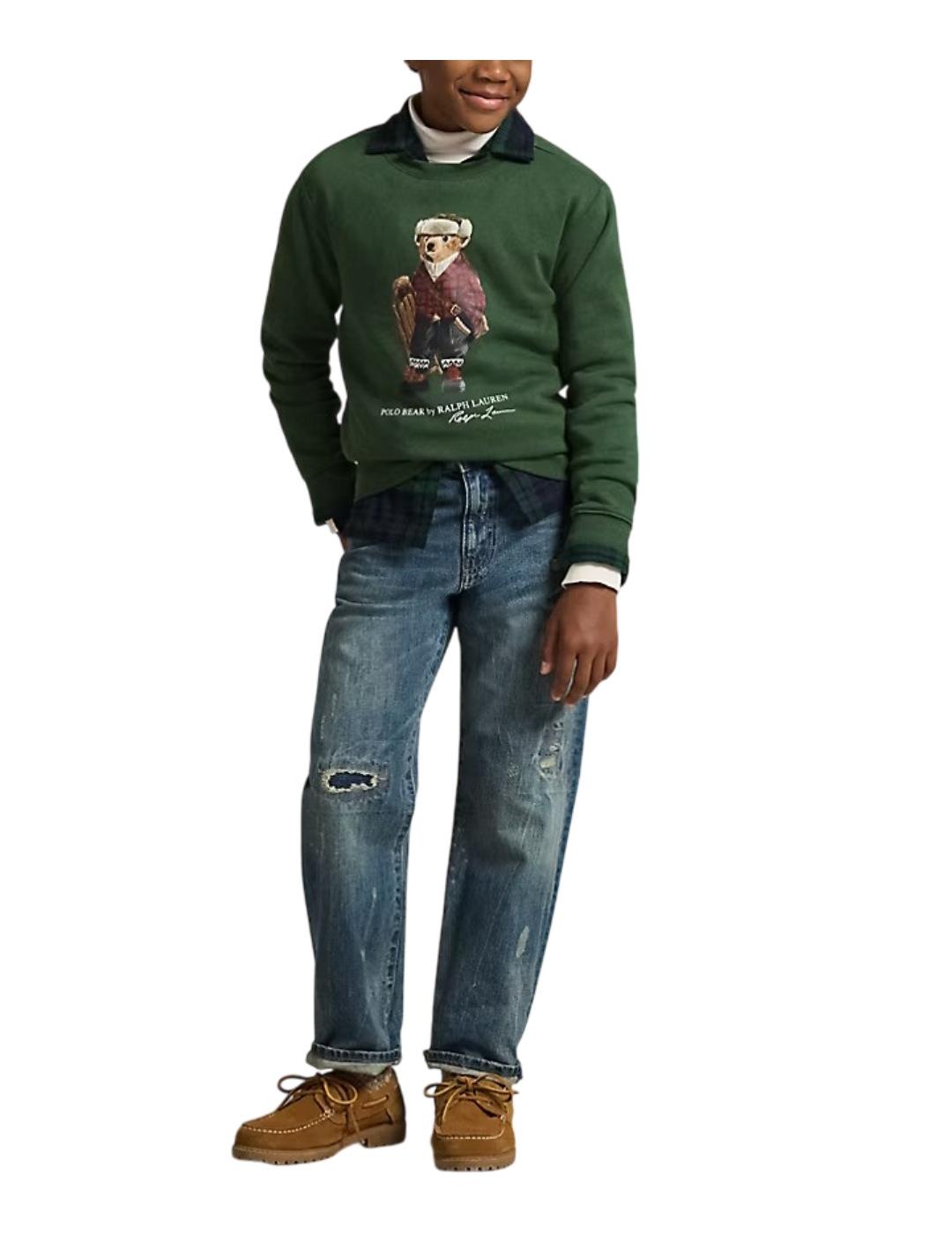 Sudadera Bear Green Polo Ralph Lauren