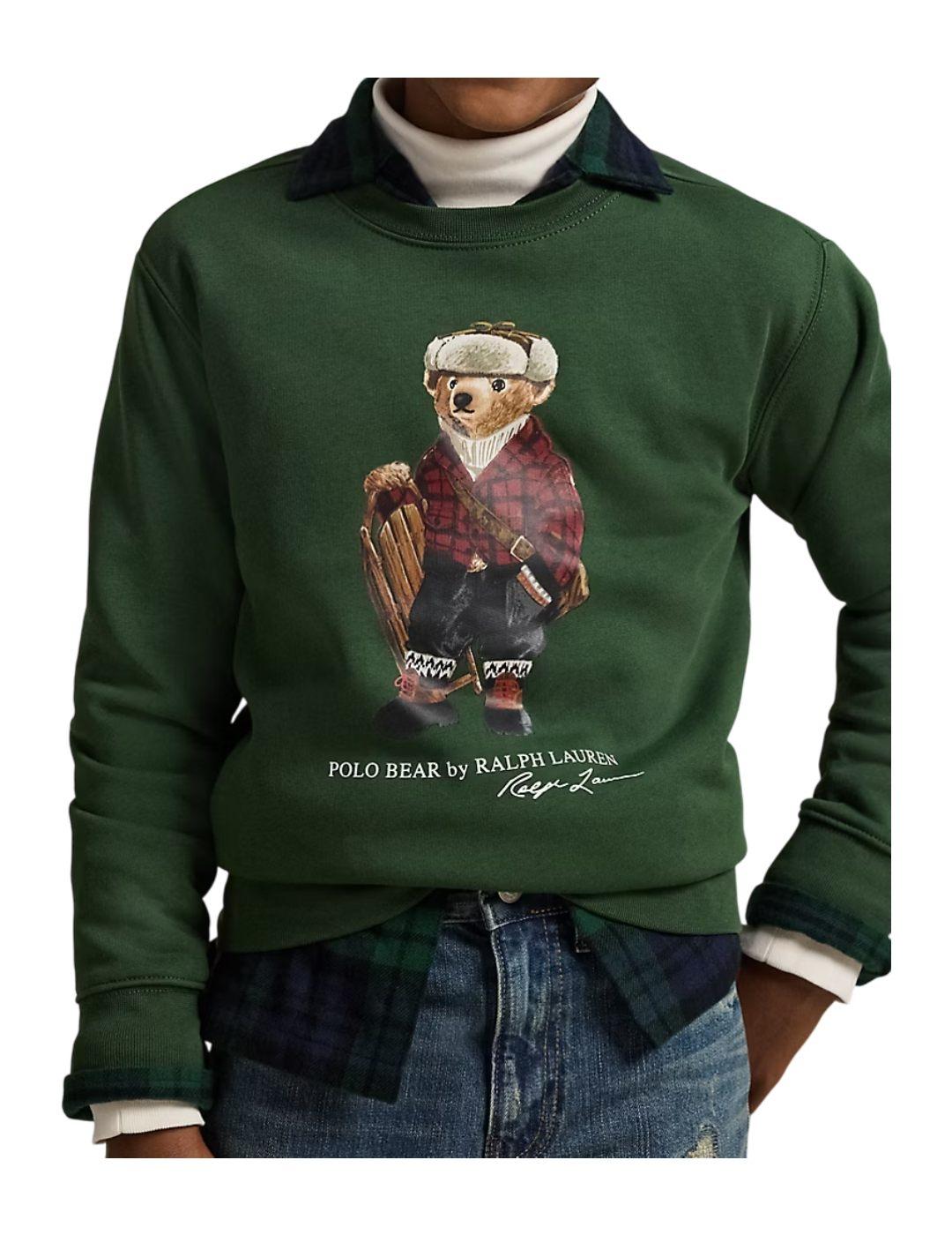 Sudadera Bear Green Polo Ralph Lauren