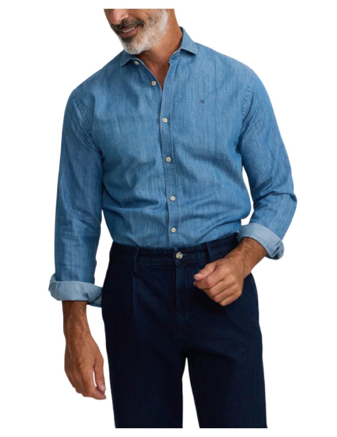 Camisa vaquera sport denim Silbon