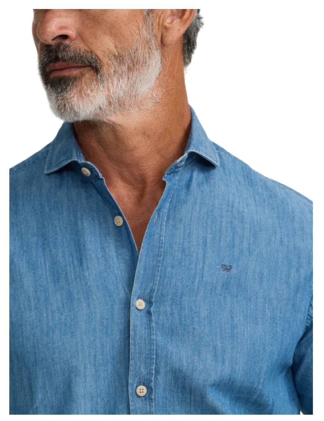 Camisa vaquera sport denim Silbon