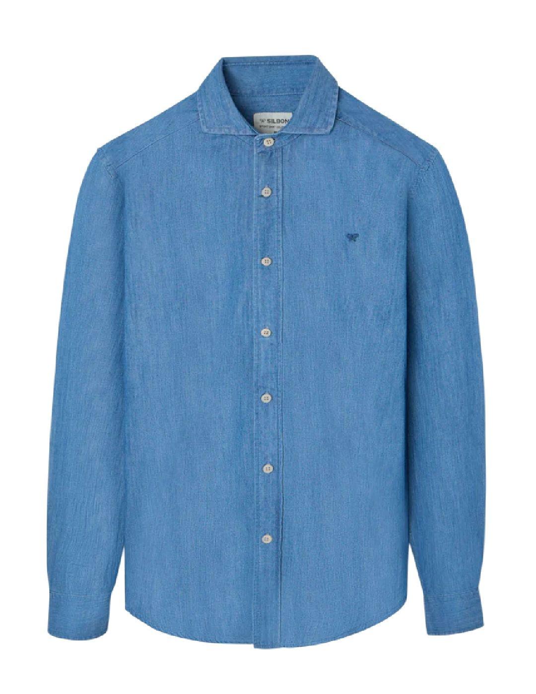 Camisa vaquera sport denim Silbon