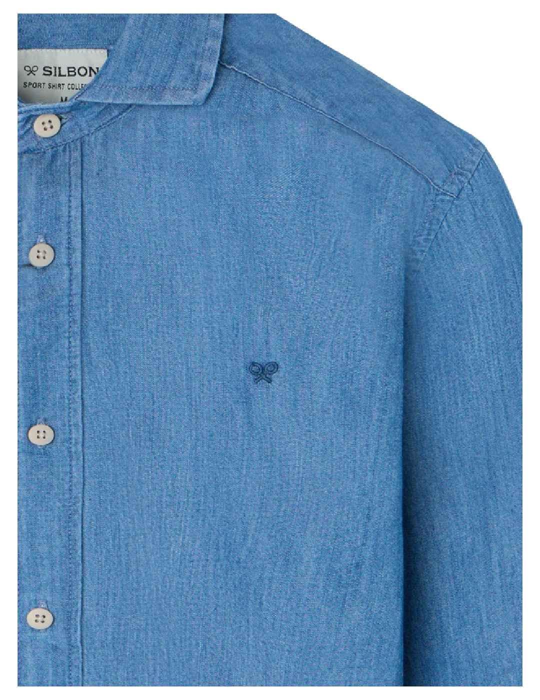 Camisa vaquera sport denim Silbon