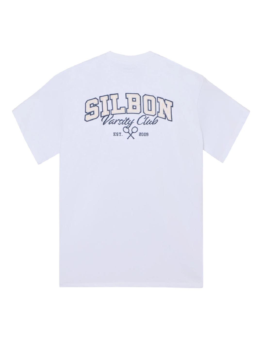 Camiseta relaxed fit sport college Silbon