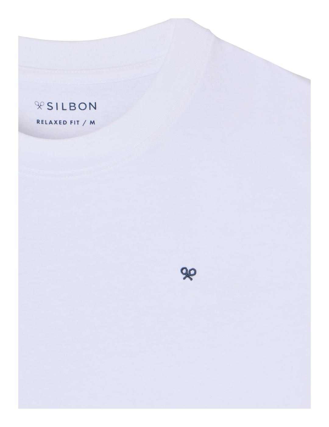 Camiseta relaxed fit sport college Silbon