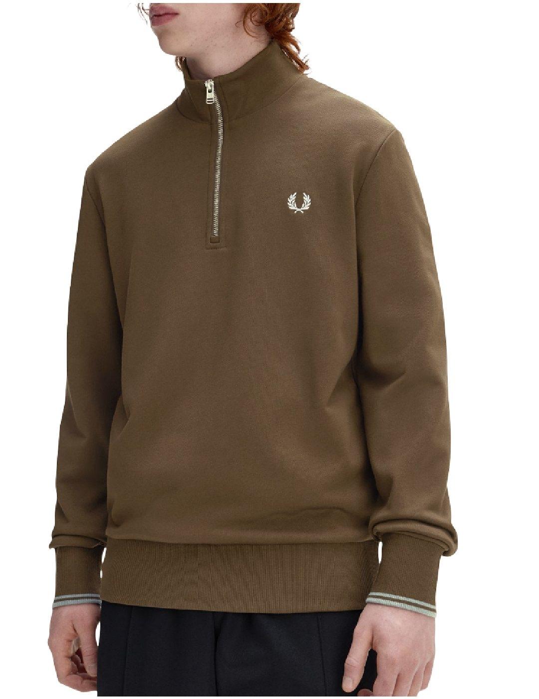 Sudadera Marrón Fred Perry