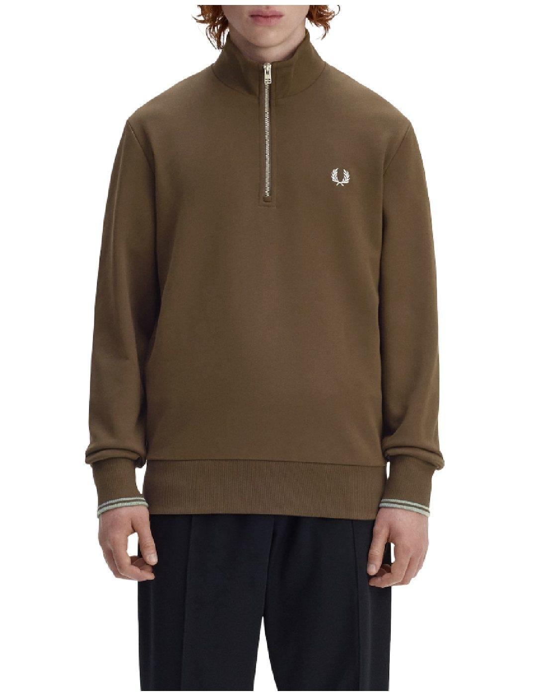 Sudadera Marrón Fred Perry