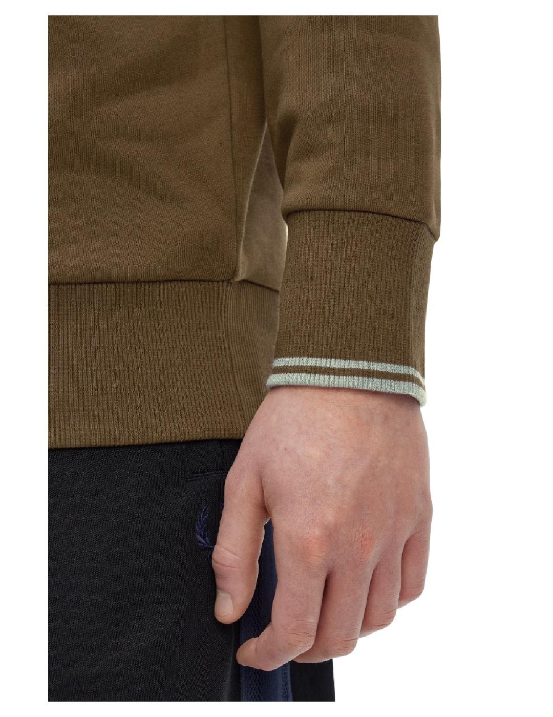 Sudadera Marrón Fred Perry