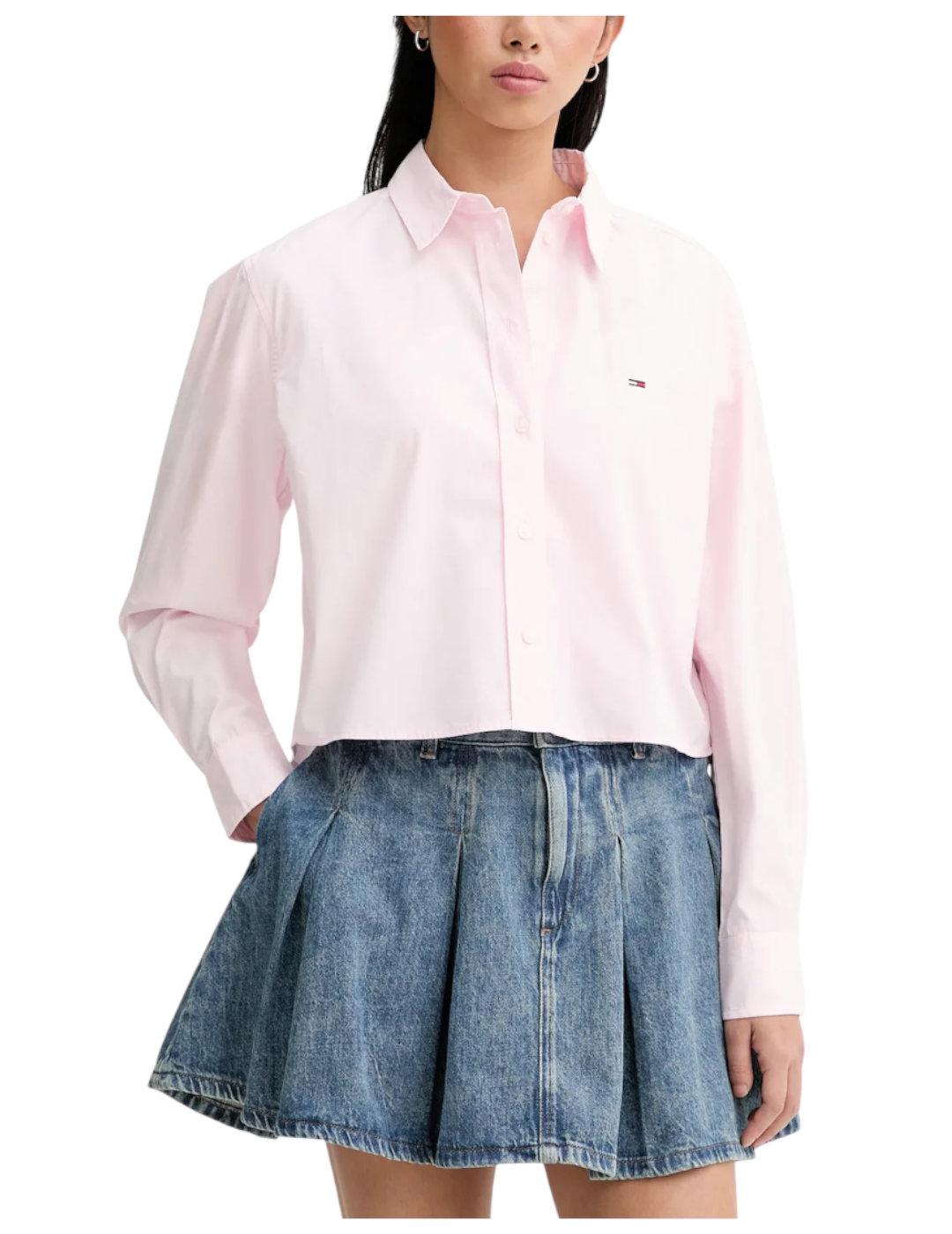 Camisa Crop Relax Tommy Jeans