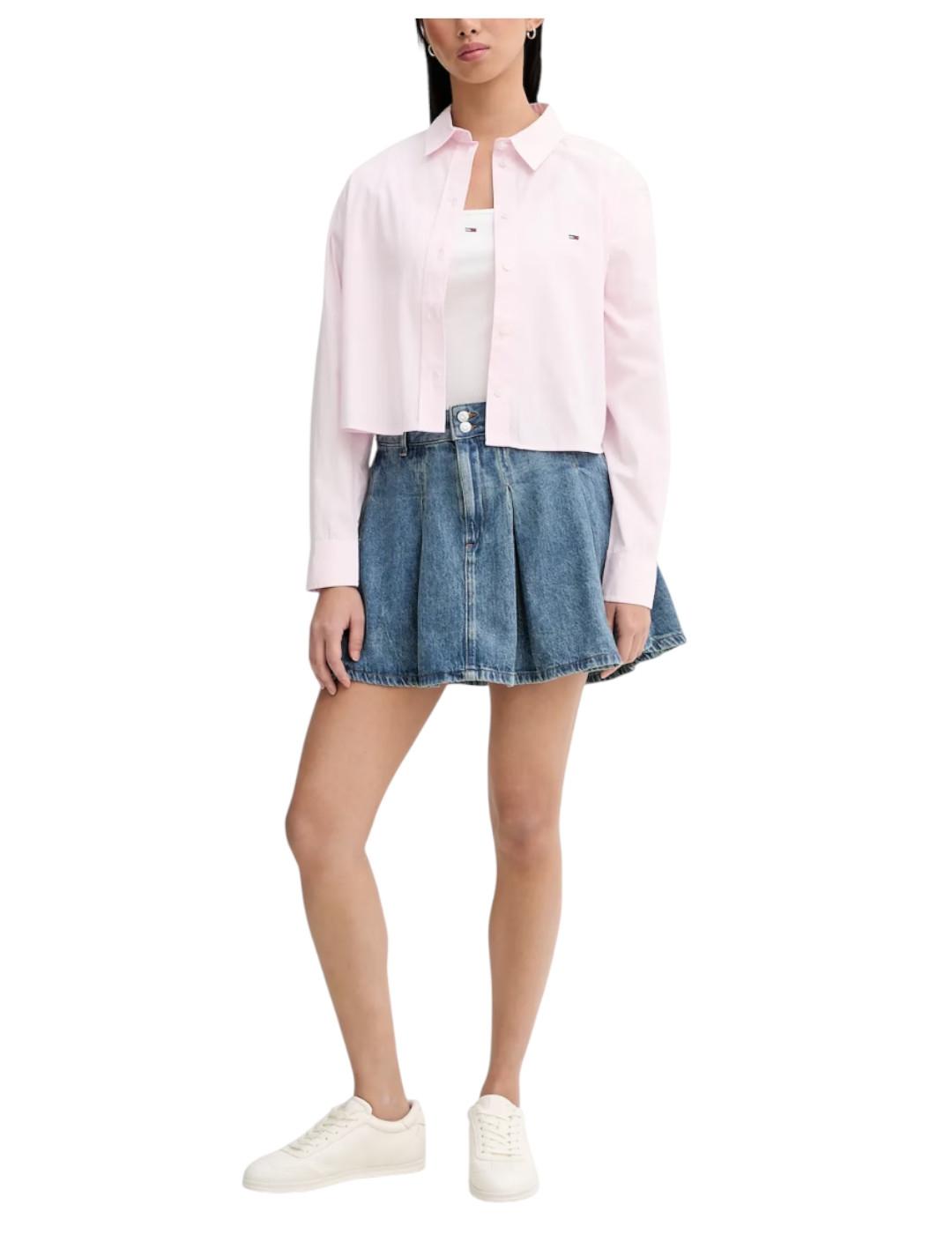 Camisa Crop Relax Tommy Jeans