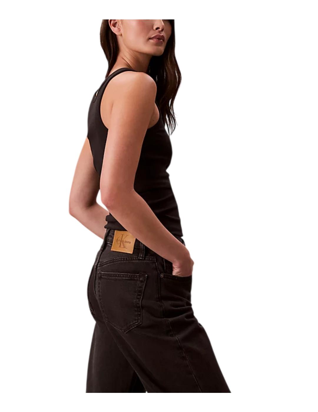 Pantalón High Rise Straight Calvin Klein