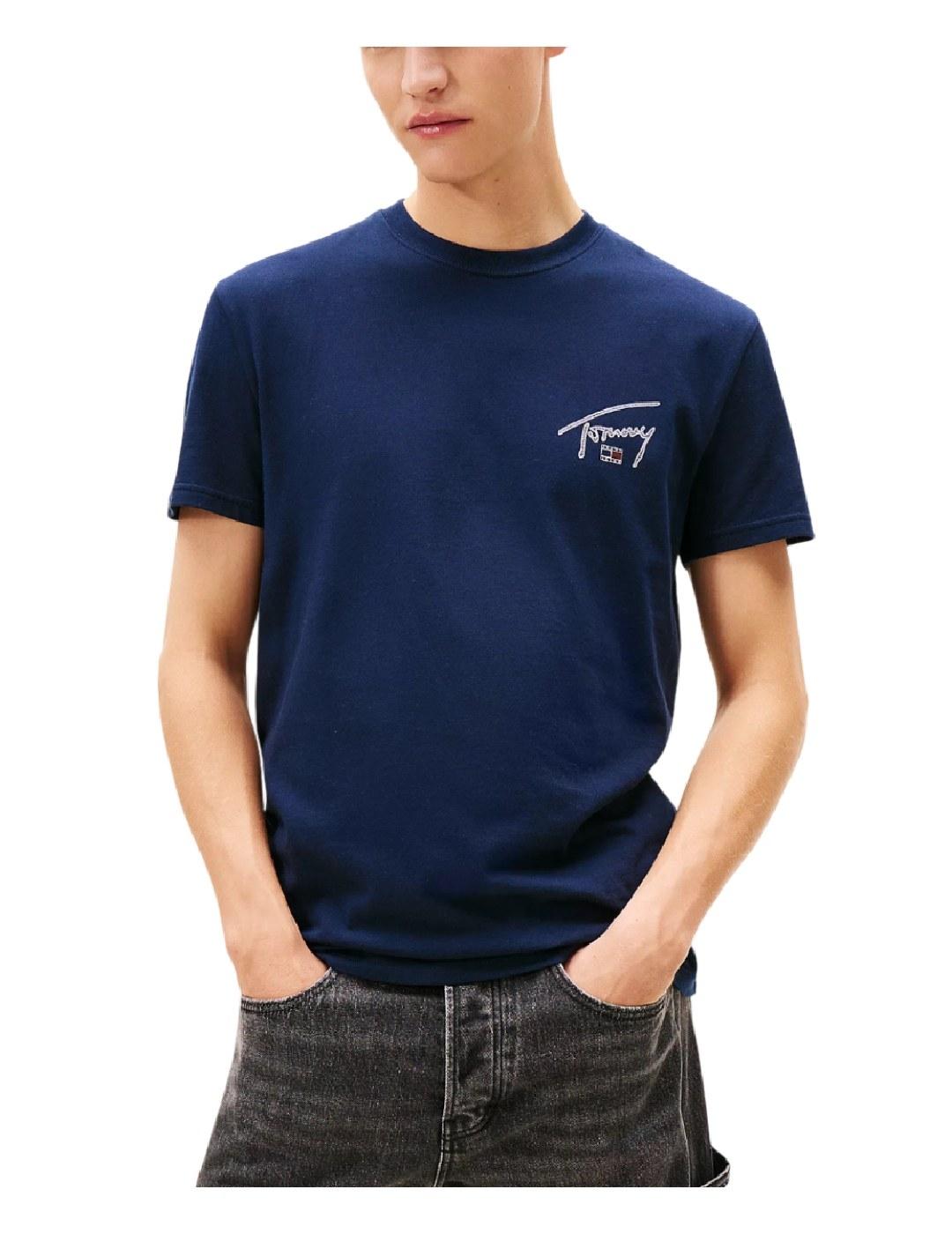 Camiseta Reg Backprint Tommy Jeans