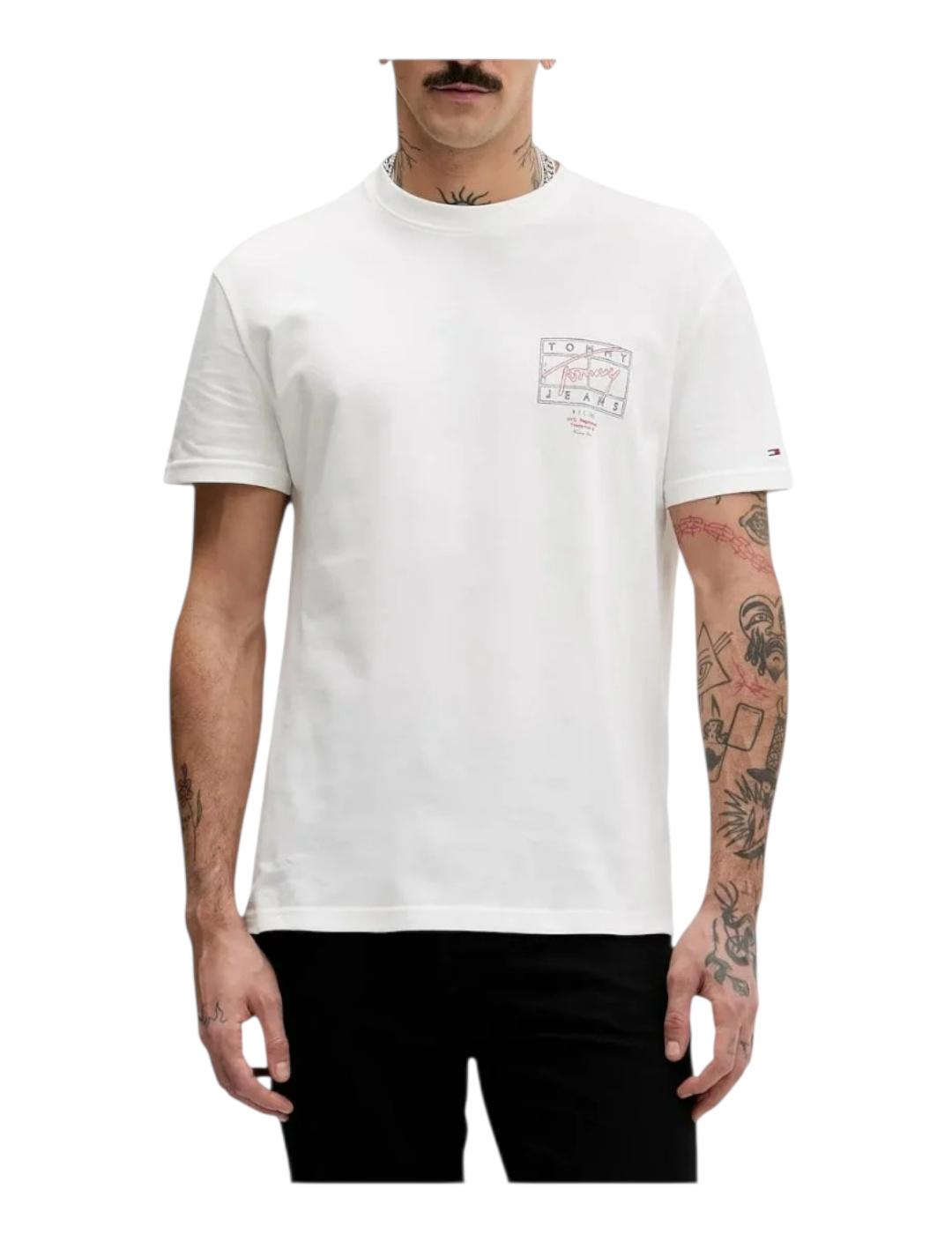 Camiseta Reg Sign Spray Tommy Jeans