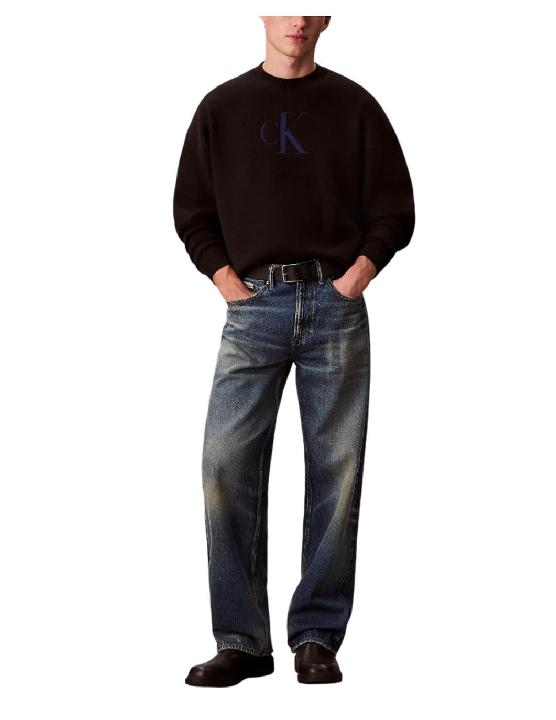 Jersey cashmere logo Calvin Klein